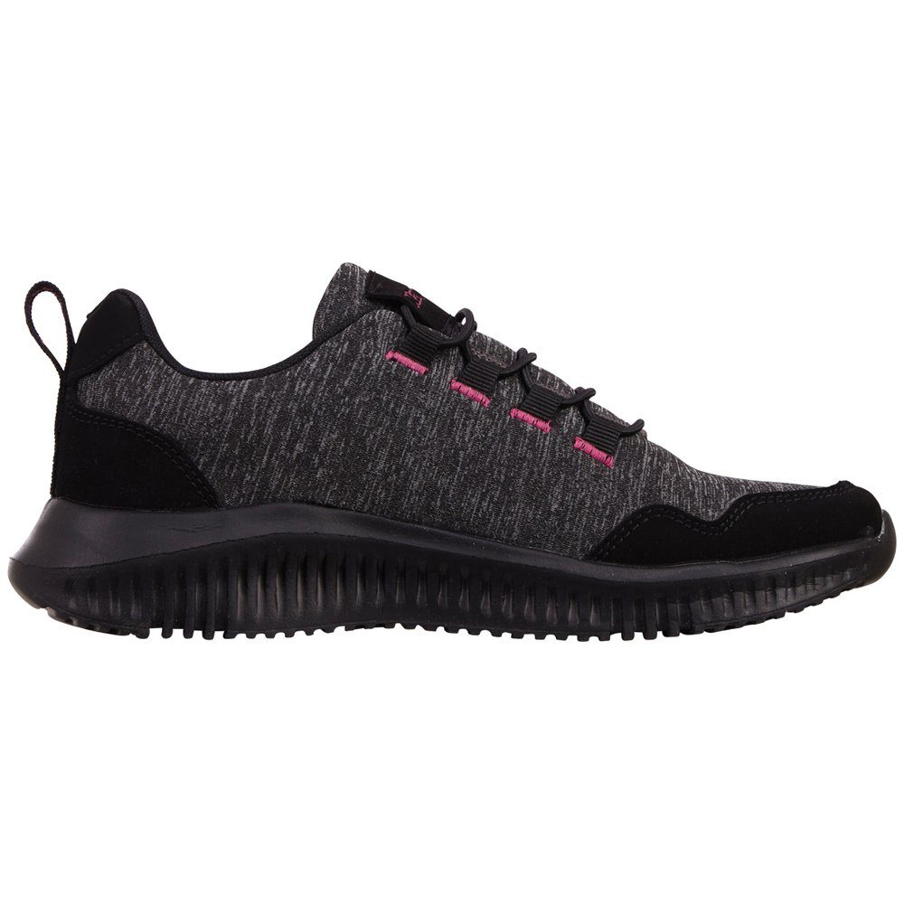 Kappa black-pink leicht & extra - bequem Sneaker