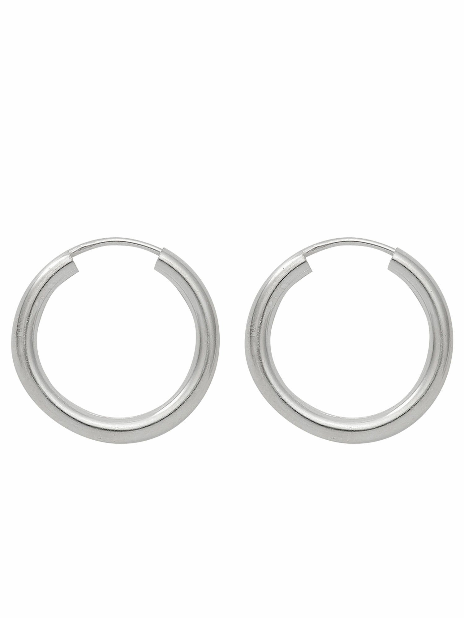 Adelia´s Paar Ohrhänger 925 Silber Ohrringe Creolen Ø 30 mm, Silberschmuck  für Damen, Schmuck vom Hersteller mit 70 jähriger Tradition