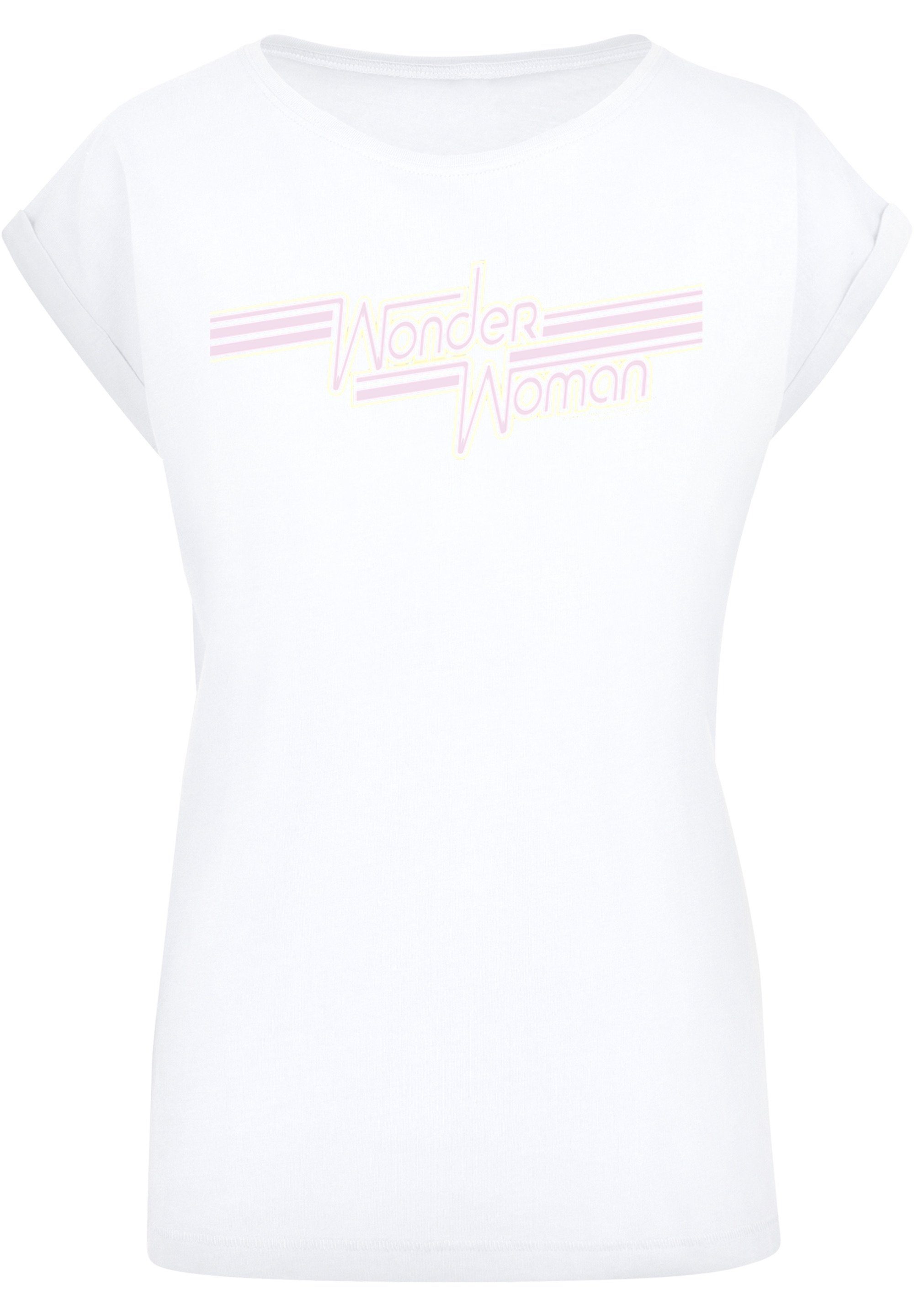 F4NT4STIC T-Shirt DC Comics Wonder Woman Lines Logo Print, Offiziell  lizenziertes DC Comics T-Shirt