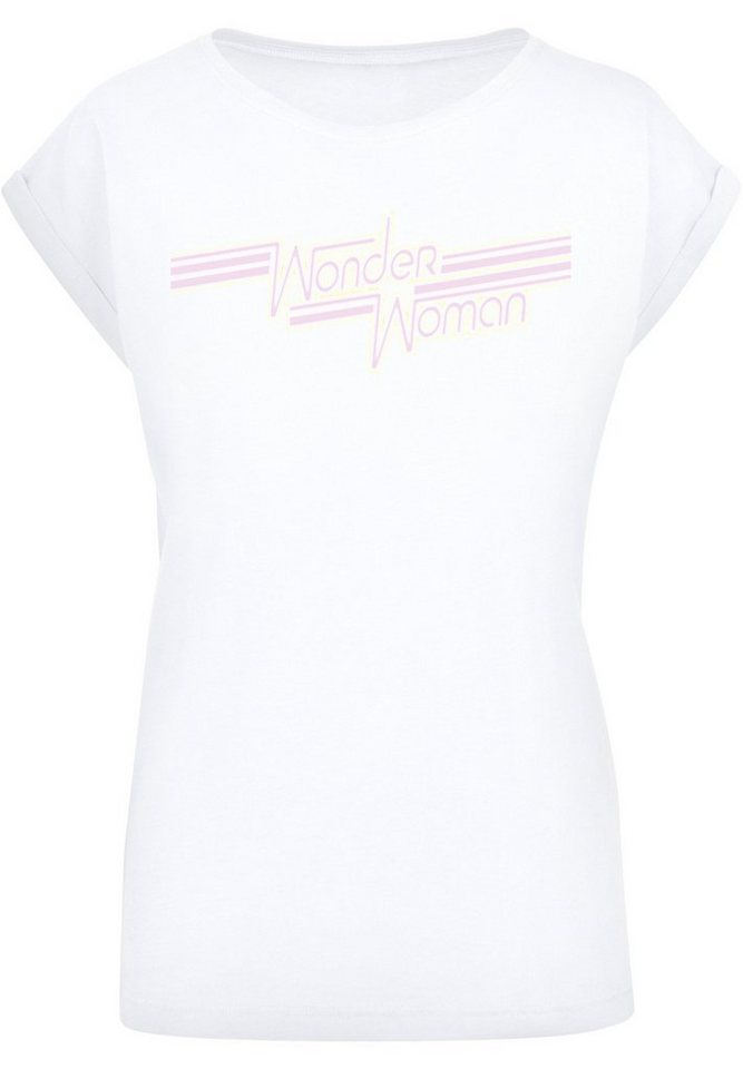 F4NT4STIC T-Shirt DC Comics Wonder Woman Lines Logo Print, Offiziell  lizenziertes DC Comics T-Shirt