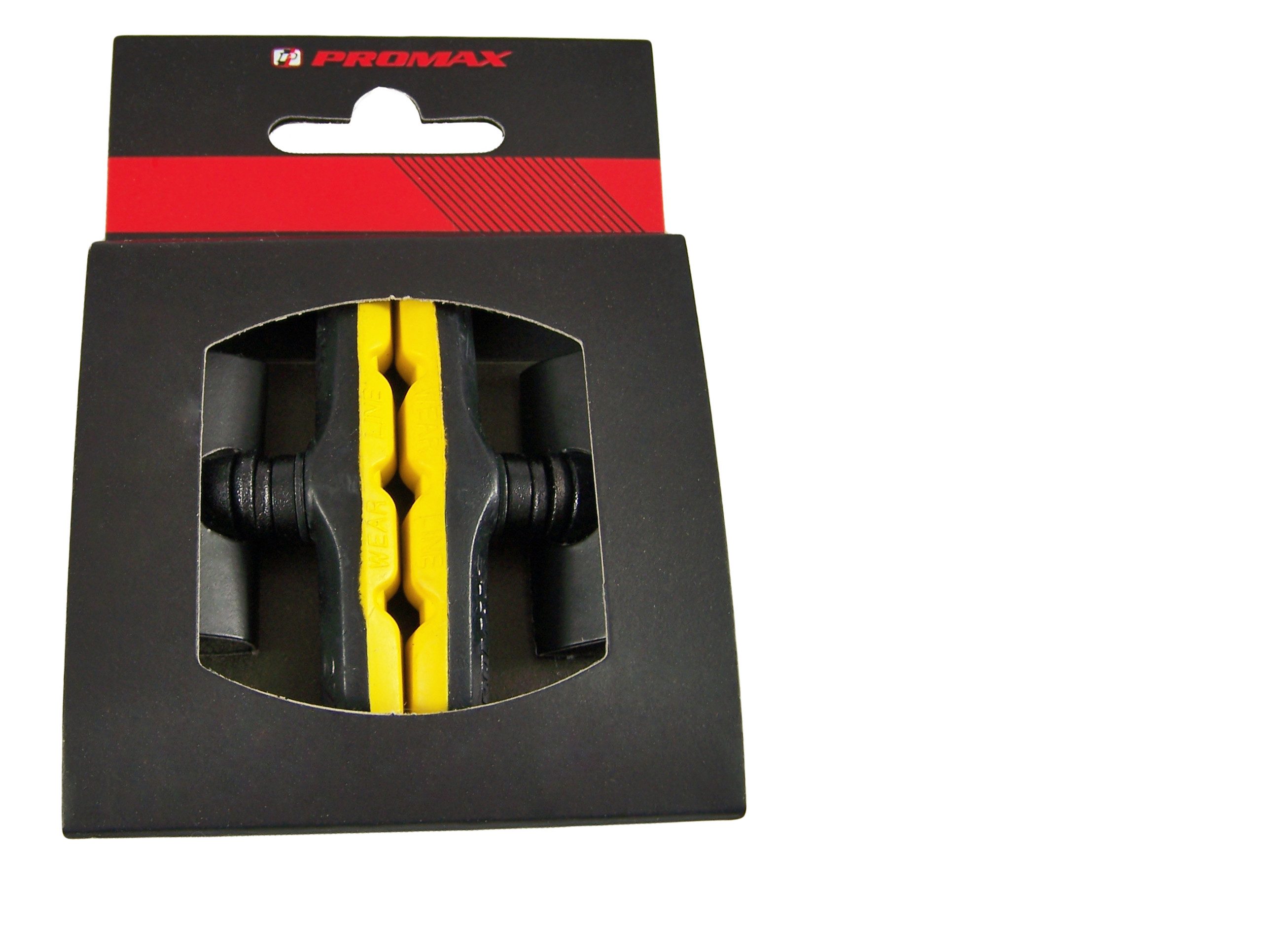 Bremsbelag Promax Bremsbeläge V-Brake Gelb Schwarz