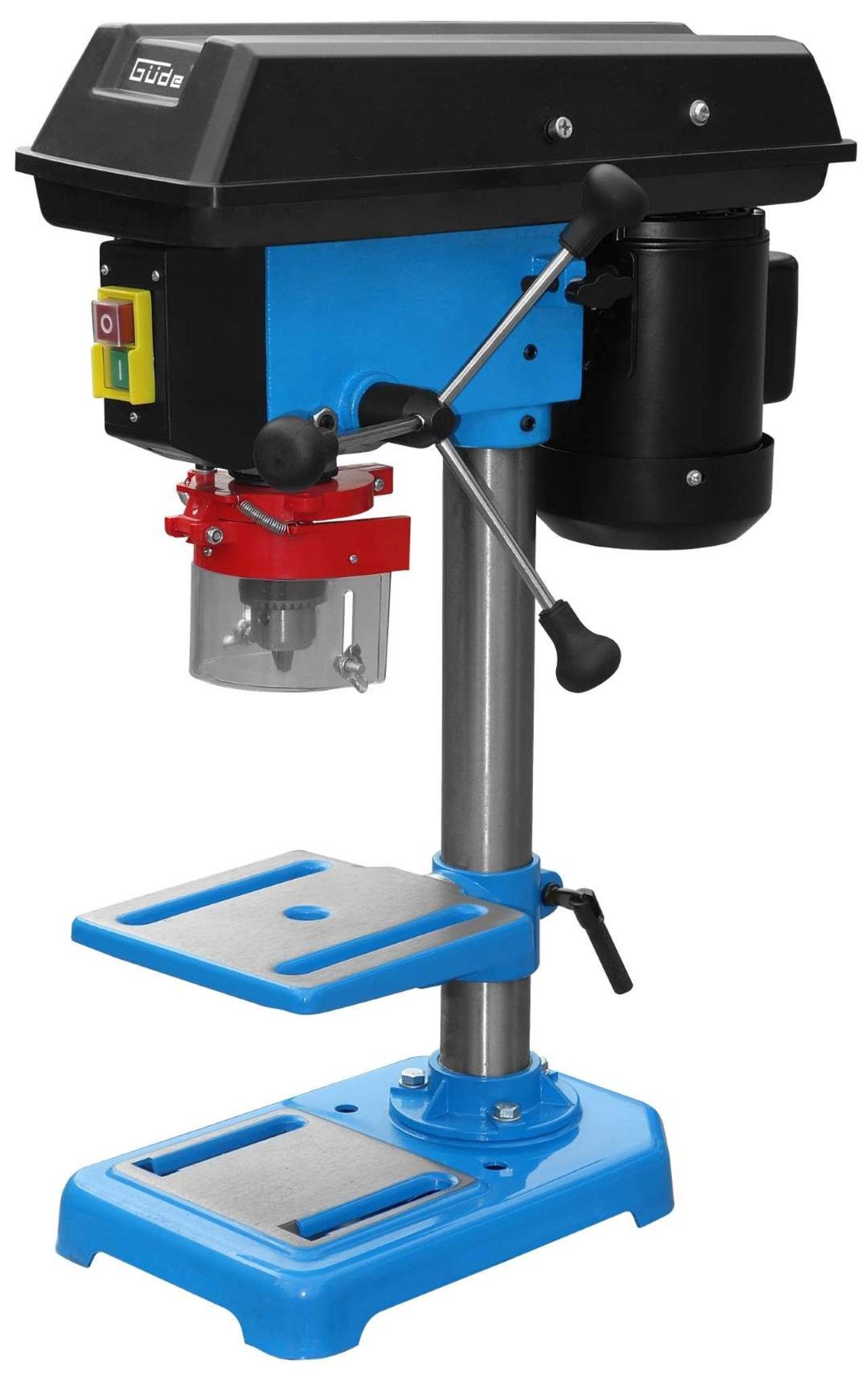 Güde Tischbohrmaschine GTB und 230 mit 13/355, Rundlaufgenauigkeit), MK und 2 (Set, V, Lauf, Spinddelaufnahme Geräuscharmer vibrationsfreier Bohrfutterkegel B16 hoher