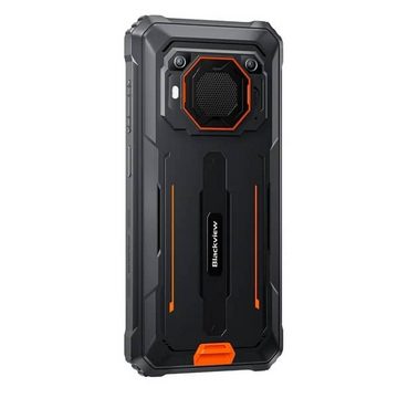 blackview BV6200Pro Orange Rugged Outdoorhandy mit 8 GB RAM und 128 GB Speicher Smartphone (16,66 cm/6,56 Zoll, 128 GB Speicherplatz, 13 MP Kamera, Baustellenhandy, Dual 4G 98DB Lautsprecher)