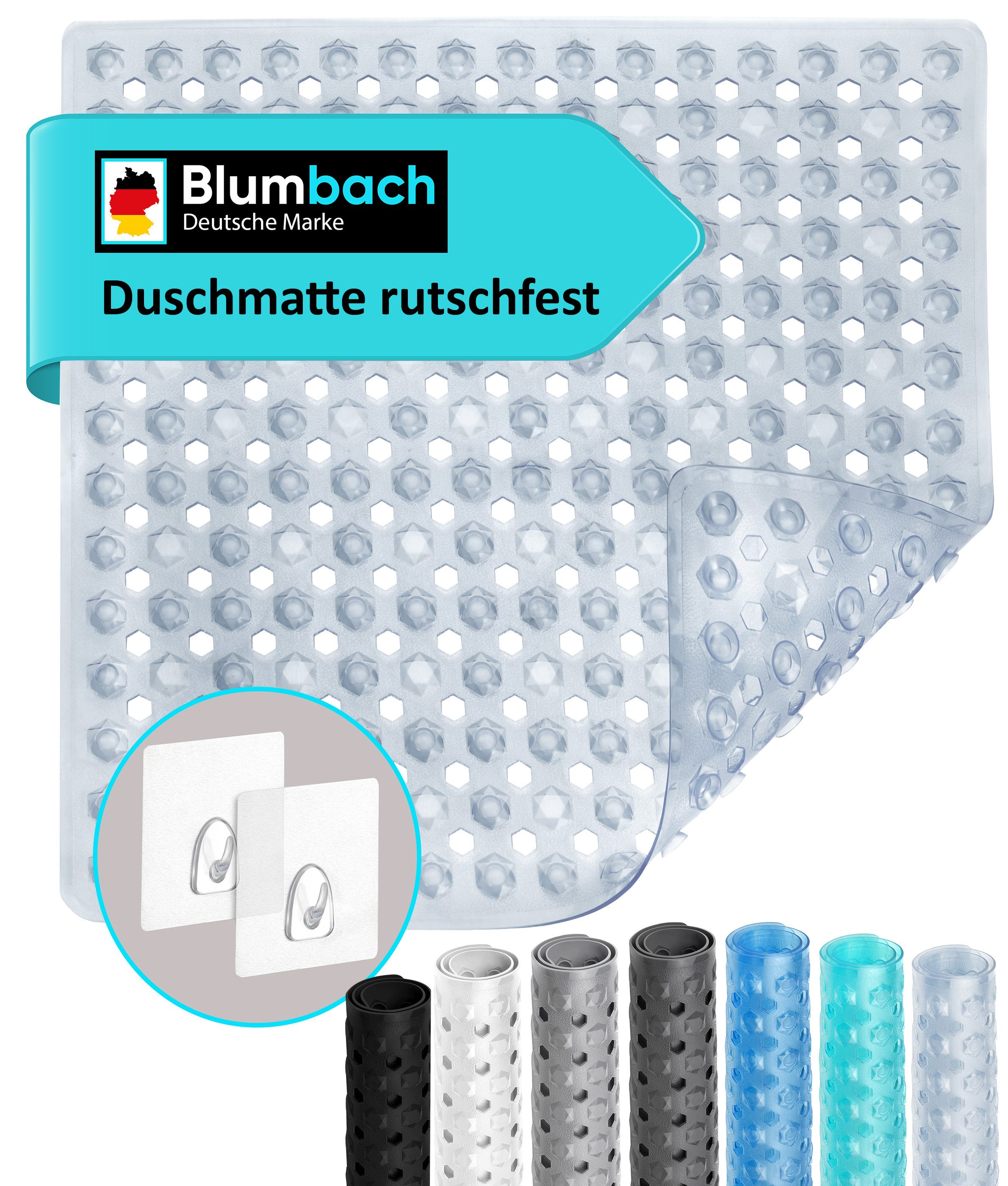 Blumbach Duschmatte - griffige Antirutschmatte Diamant günstig online kaufen