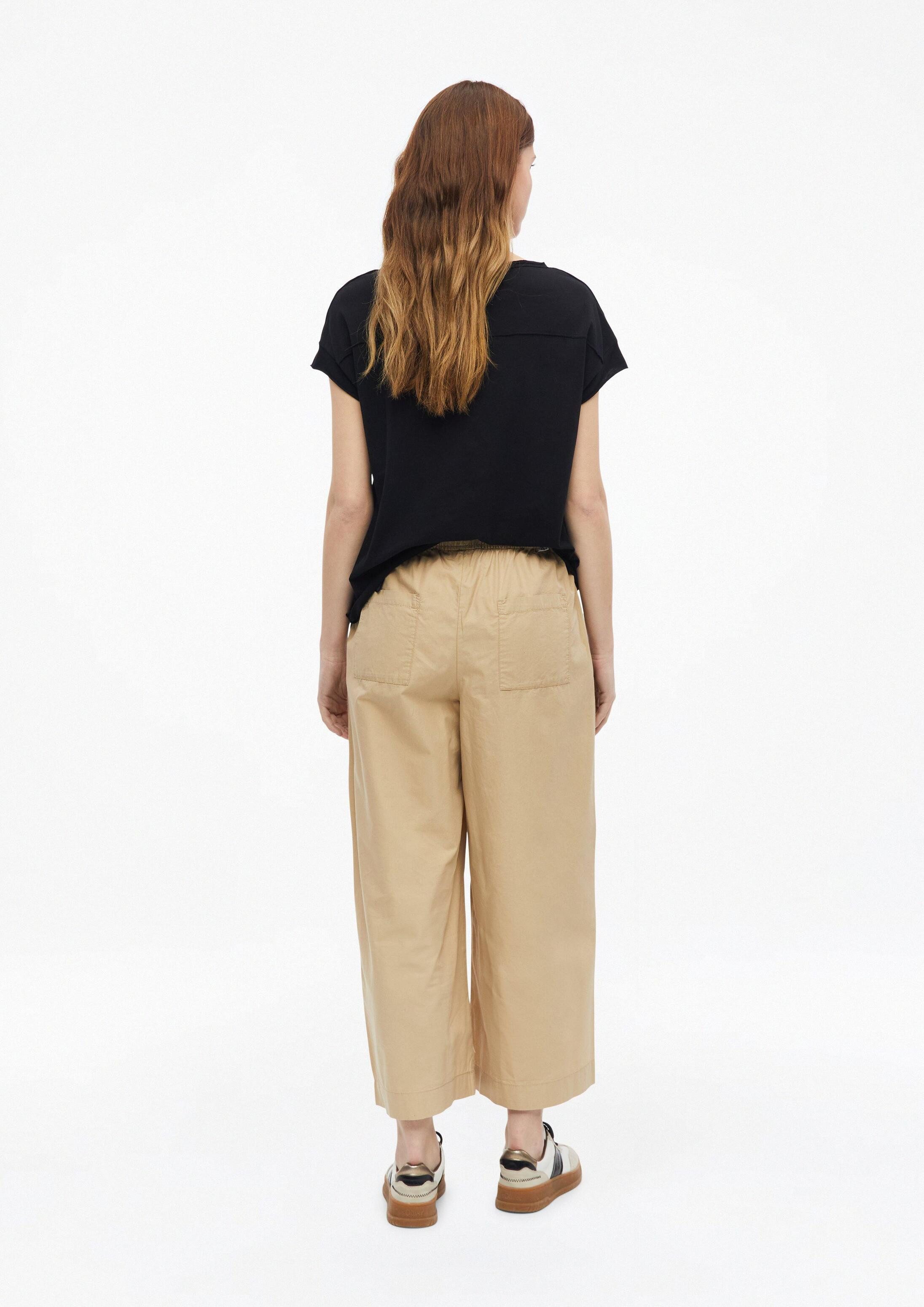 s.Oliver Culotte Hose Culotte mit Bundfalten und Extra Wide Leg