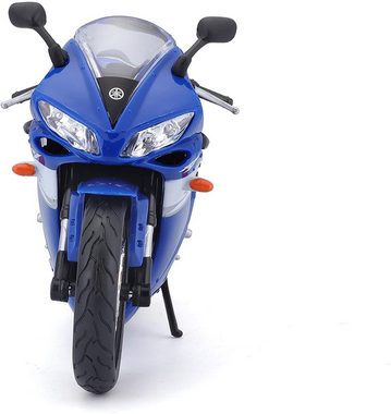 Maisto® Modellmotorrad Modellmotorrad - Yamaha YZF-R1 (blau, Maßstab 1:12), Maßstab 1:12, detailliertes Modell