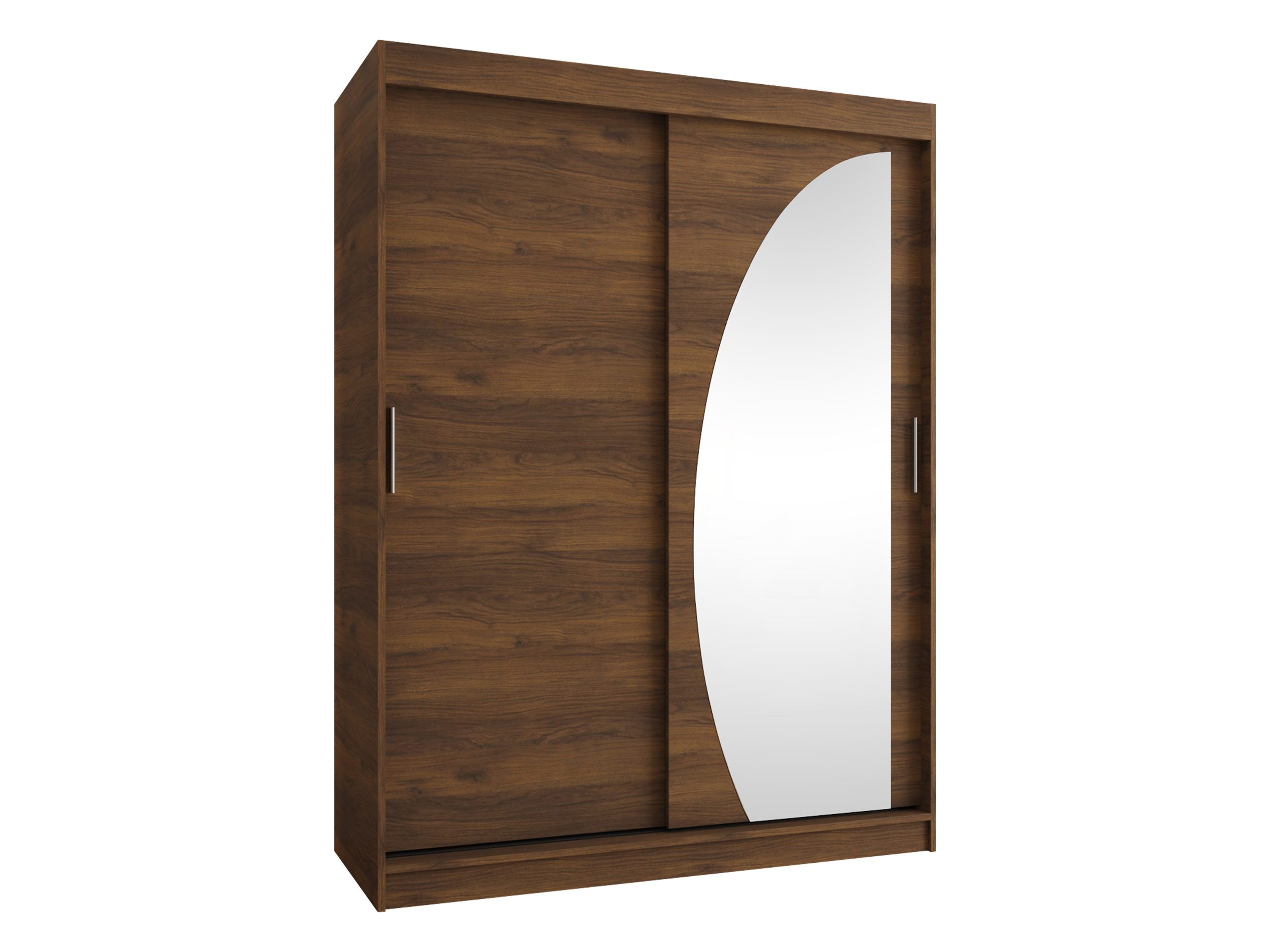 MIRJAN24 Kleiderschrank Wika 150 cm (mit zwei Schiebetüren) Schubladen als Zusatzoption