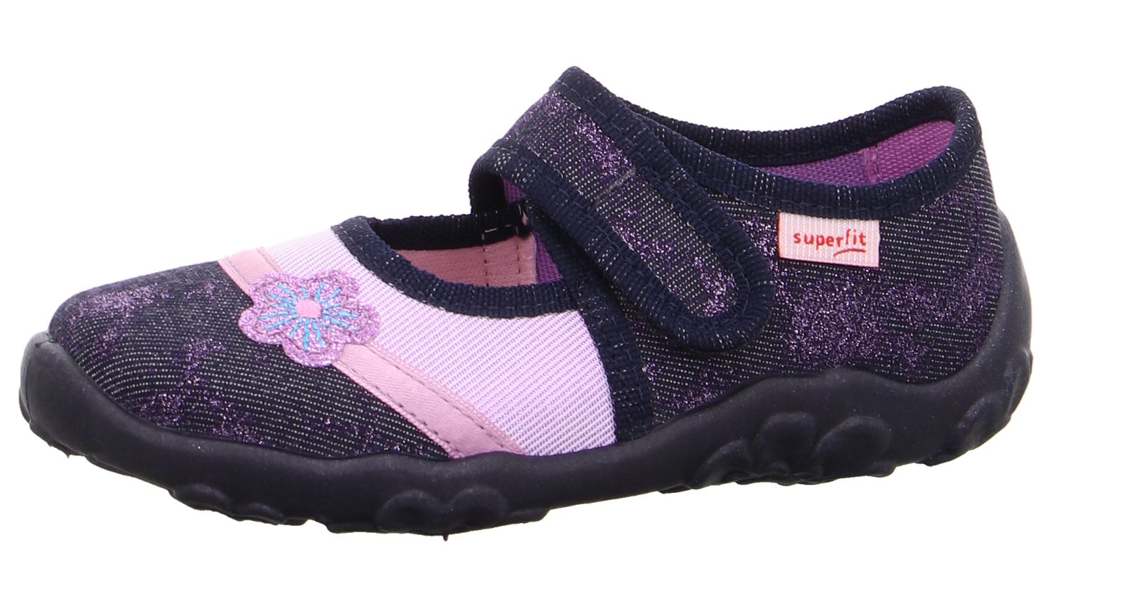 Superfit superfit Kinder Hausschuh 0-800284-8100 blau/lila Hausschuh