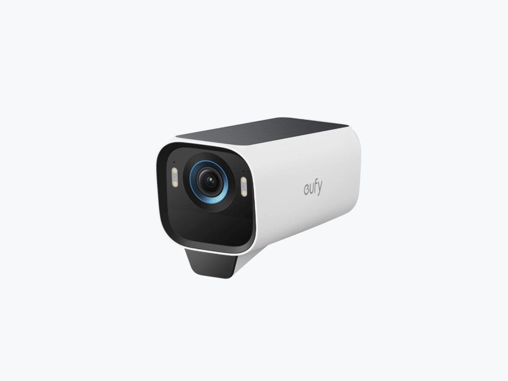 eufy Security Überwachungskamera S3 Pro Kamera-Set, 4K Kabellose Solar-Überwachungskamera Außen (Außenbereich, 1-tlg., 4K-Auflösung, verbesserte Farb-Nachtsicht, SolarPlus 2.0)