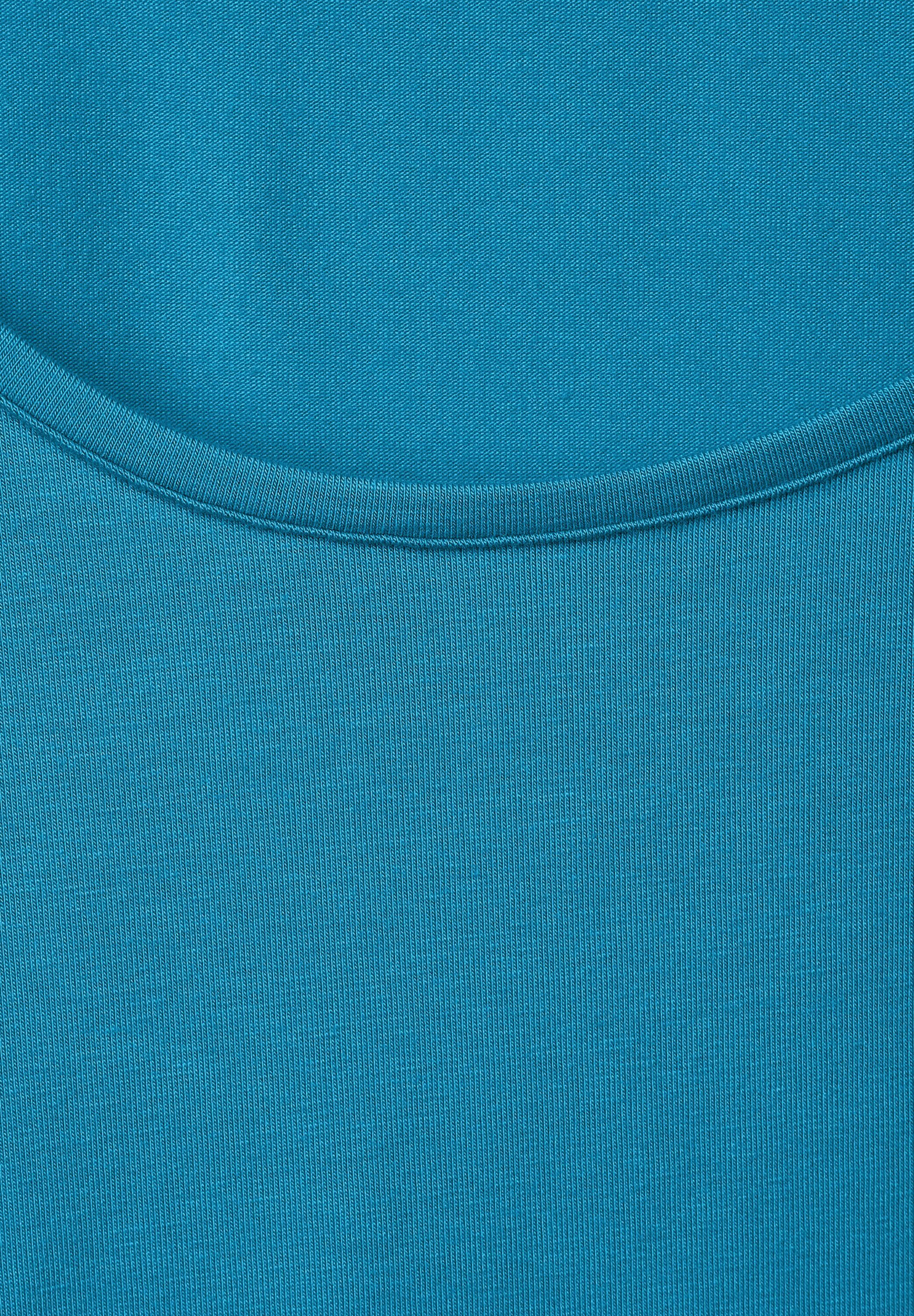 softem Langarmshirt ONE aus STREET Materialmix alaska blue