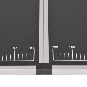 möbelando Klapptisch 297857 (LxBxH: 200x60x78 cm), aus Metall mit MDF-Tischplatte in Schwarz