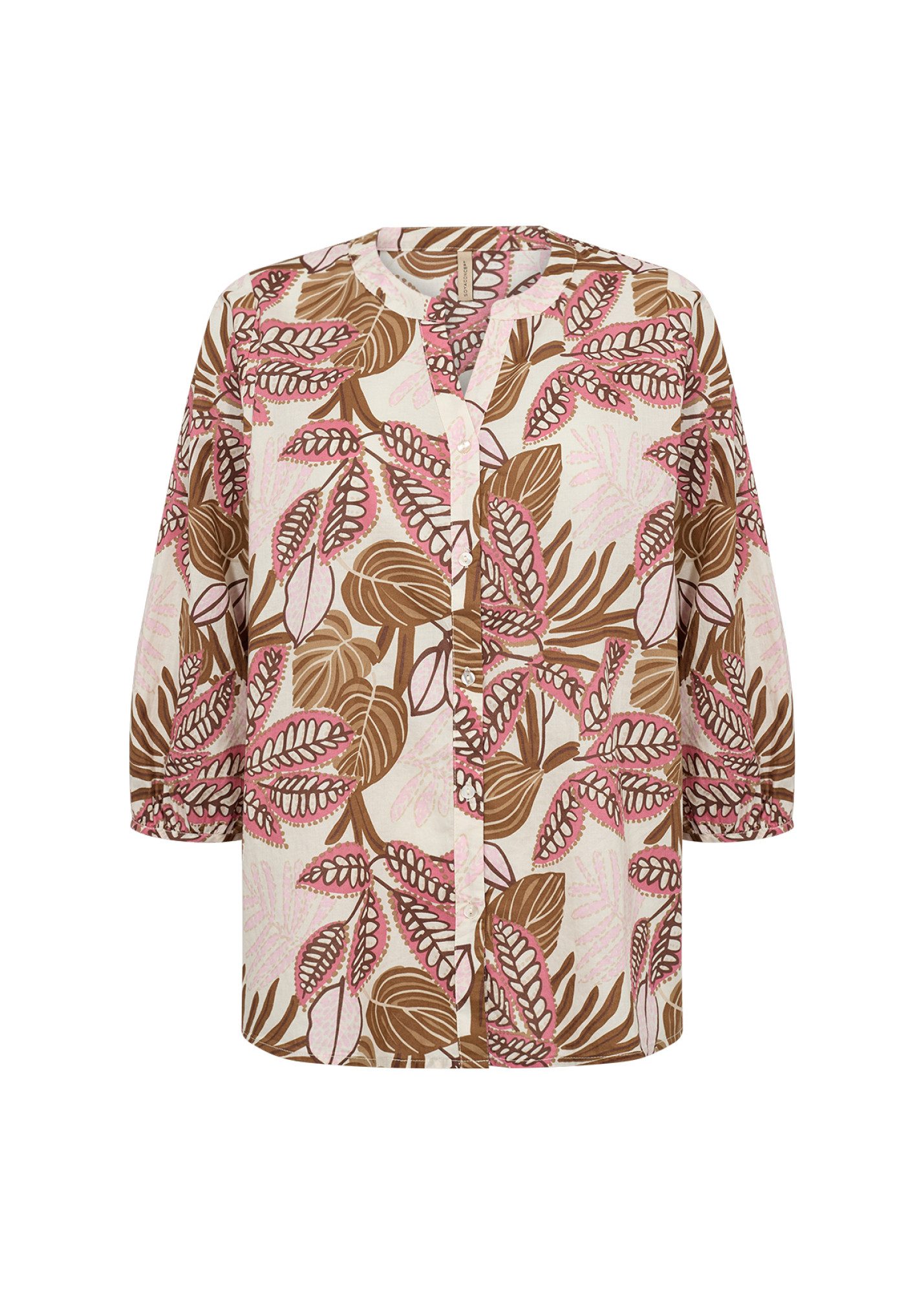 soyaconcept Druckbluse SC-CAM 2 im Tunika-Stil mit floralem Alloverprint