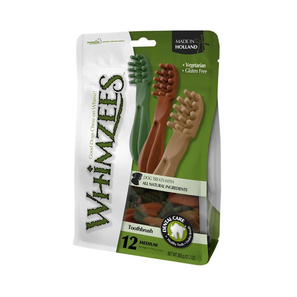 Whimzees Zahnbürste M 360 g, Snack für: Hund