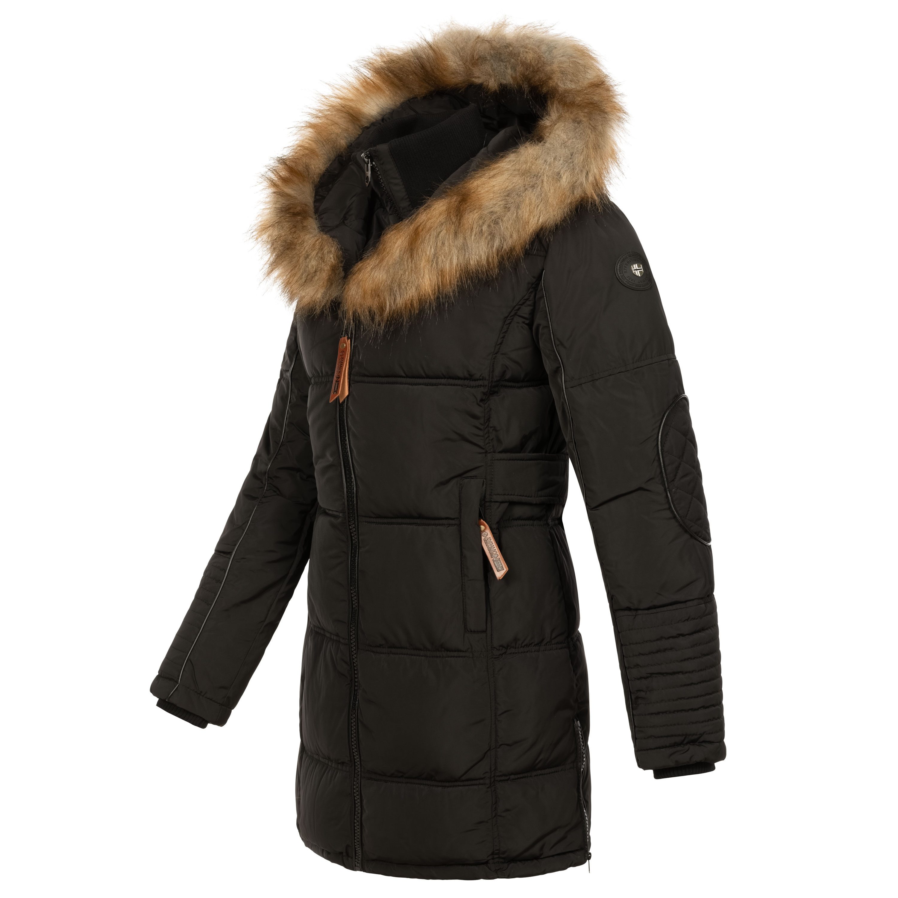 Geographical Norway Parka Damen Outdoor Winter Jacke Mantel lang geschnitte günstig online kaufen