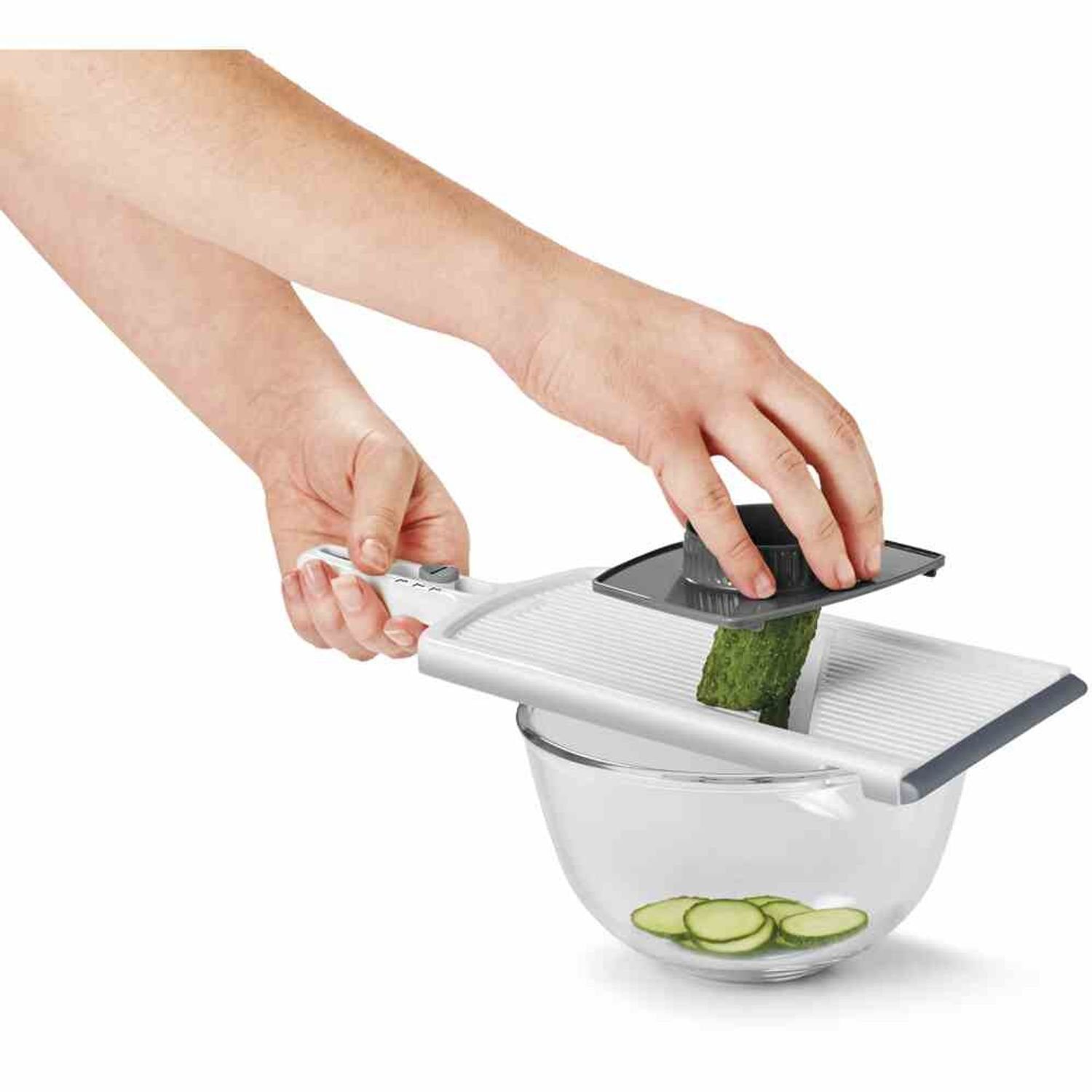 Metaltex Spätzlereibe Universalhobel Salat Six, ABS/Inox