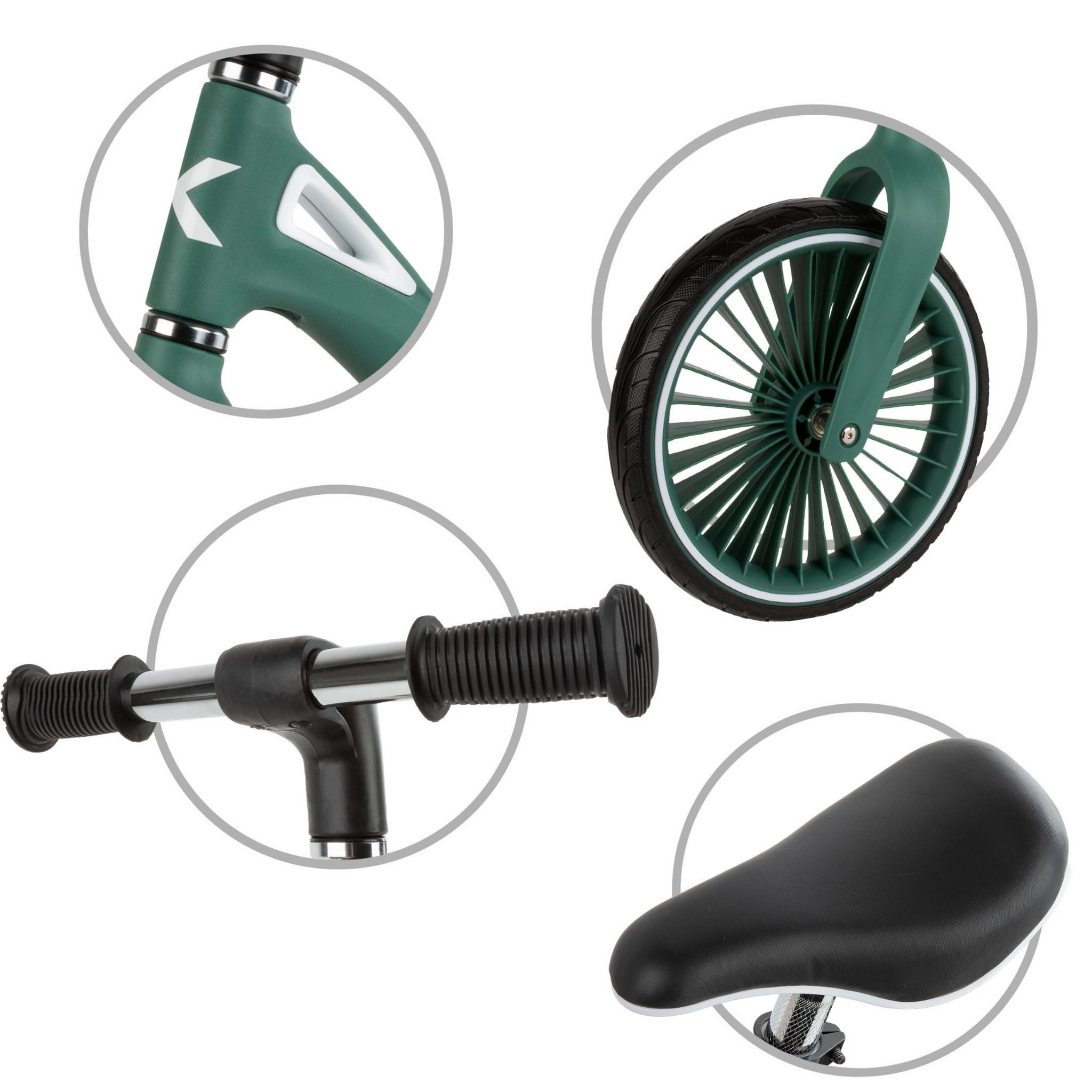 COIL Fahrrad-Laufrad Lauflernrad, Kinderlaufrad, Rutscher, Balance Bike, Nylonrahmen, Polyurethan-Reifen, Einzigartige Felge, Gewicht 30 kg – Bild 4 von 5