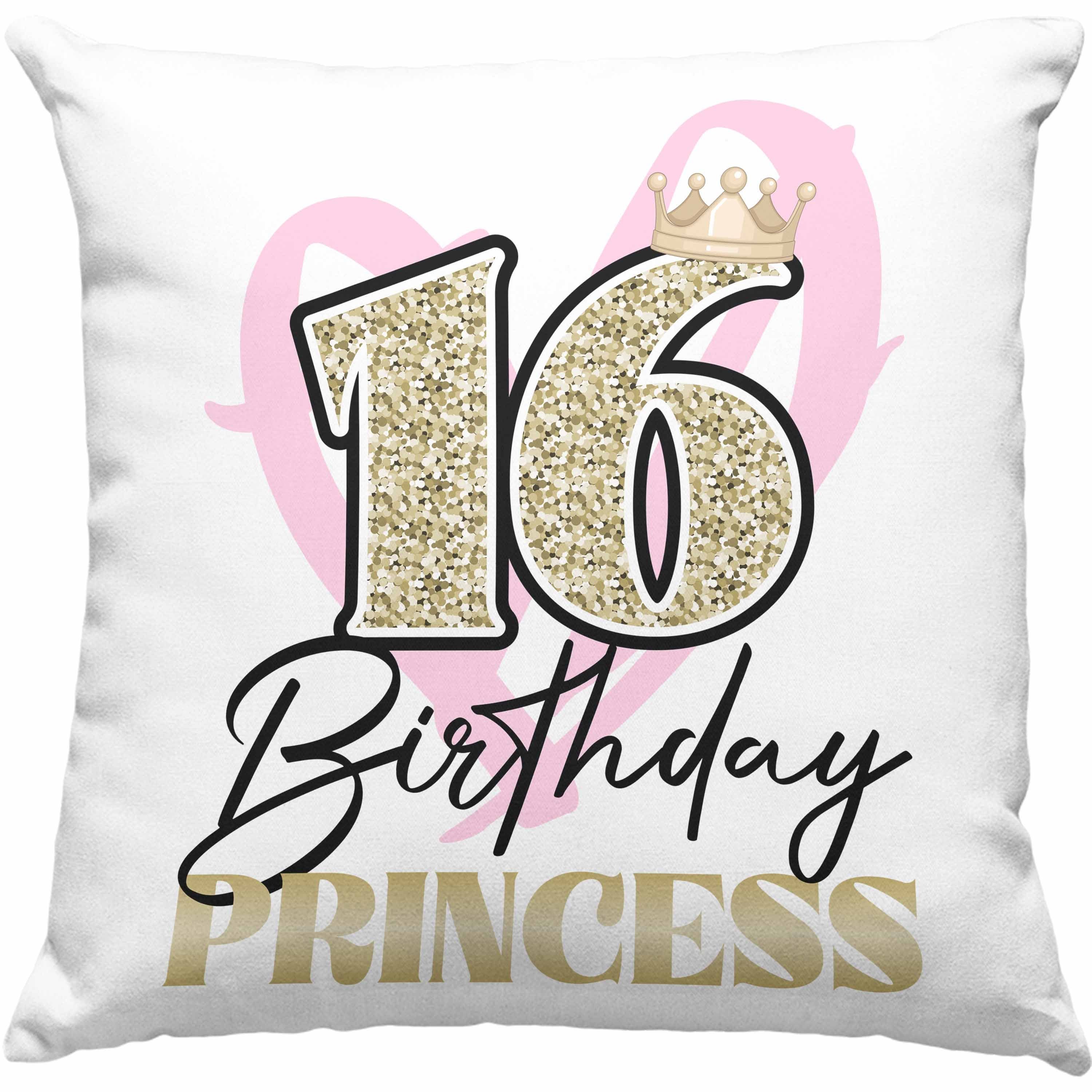 Trendation Dekokissen Trendation - 16. Geburtstag Geschenk Kissen Mädchen G günstig online kaufen