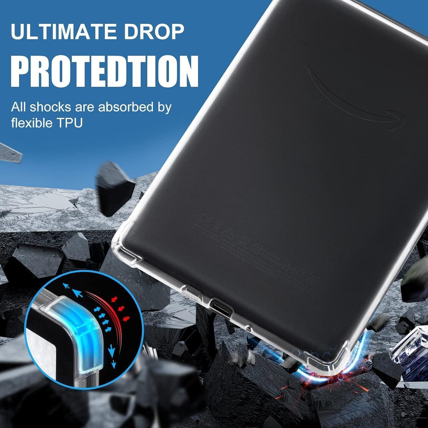 LuxusKollektion E-Reader-Hülle Durchsichtige Hülle für Kindle Paperwhite 11. Generation 2021