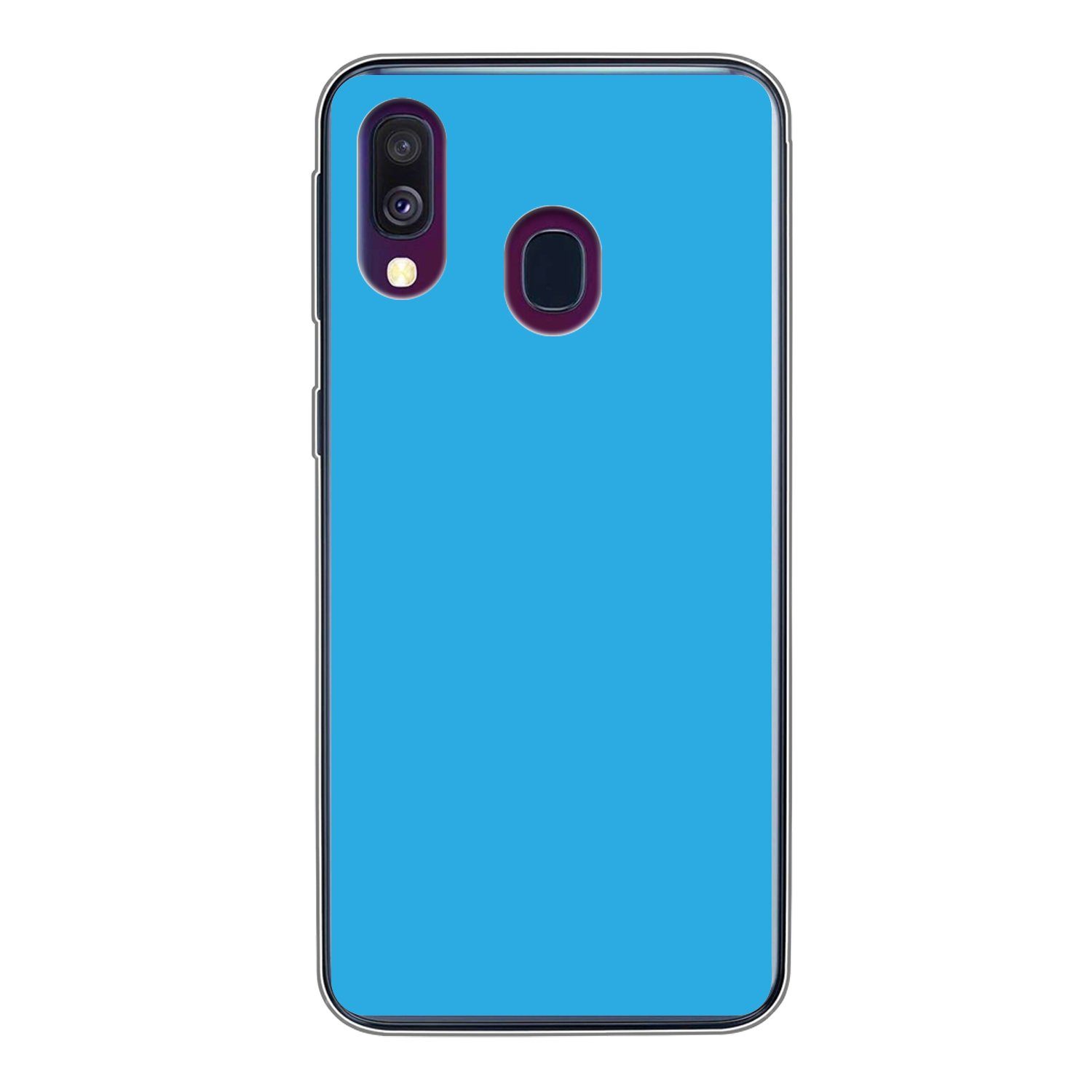 Handyhülle für Samsung Galaxy A40 Blau - Licht - Farben