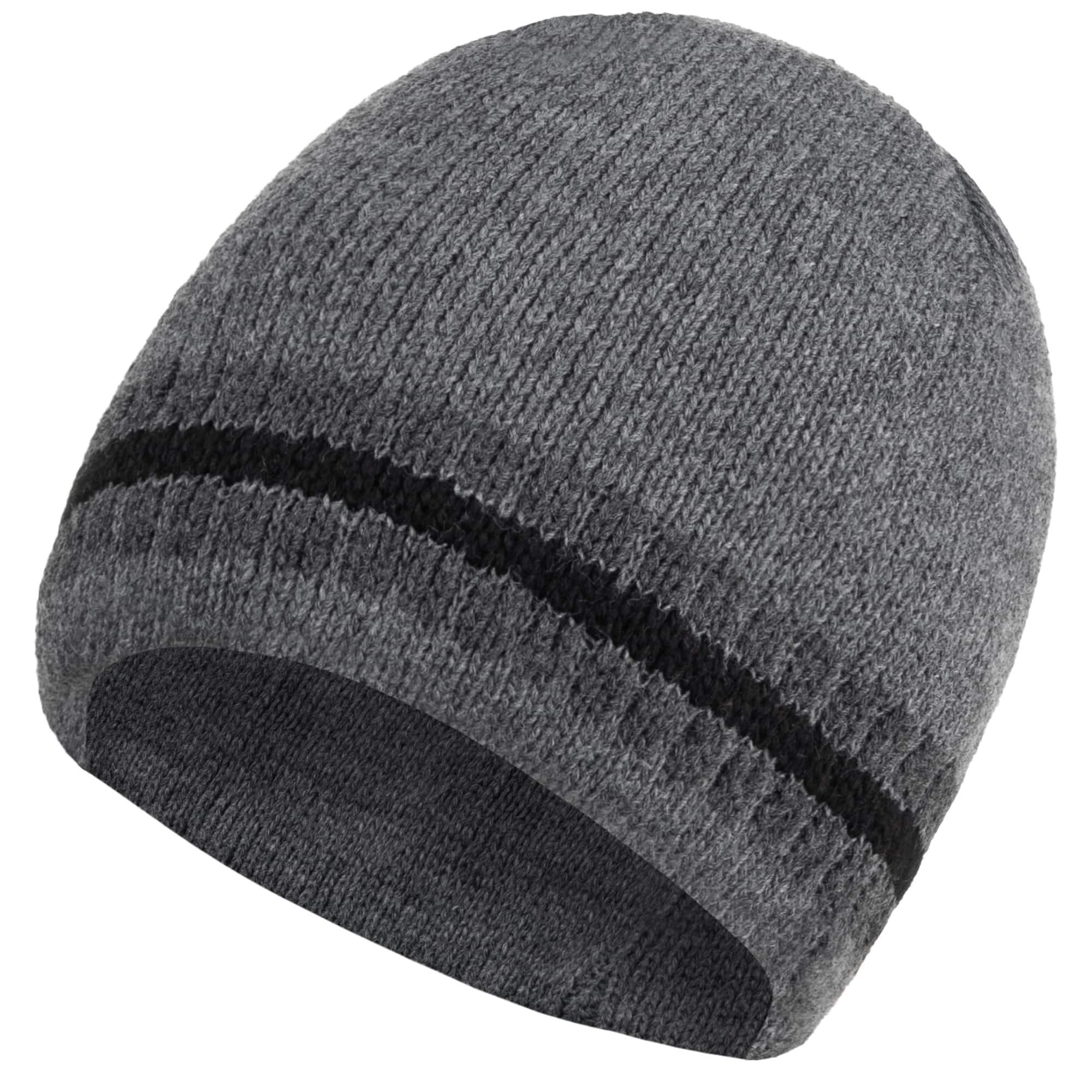 Beanie Herren Strick Outdoor Wintermütze mit Streifen
