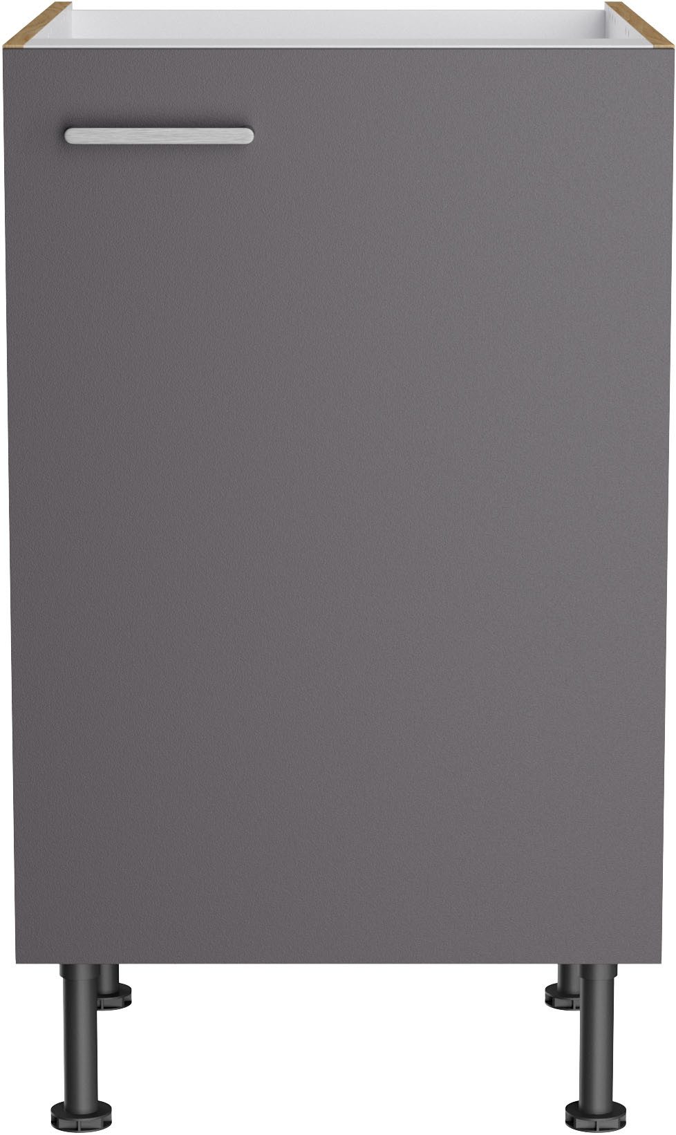 KOCHSTATION Spülenschrank KS-Lucy Breite 50 cm, mit 1 Tür, höhenverstellbare Füße, Soft-Close
