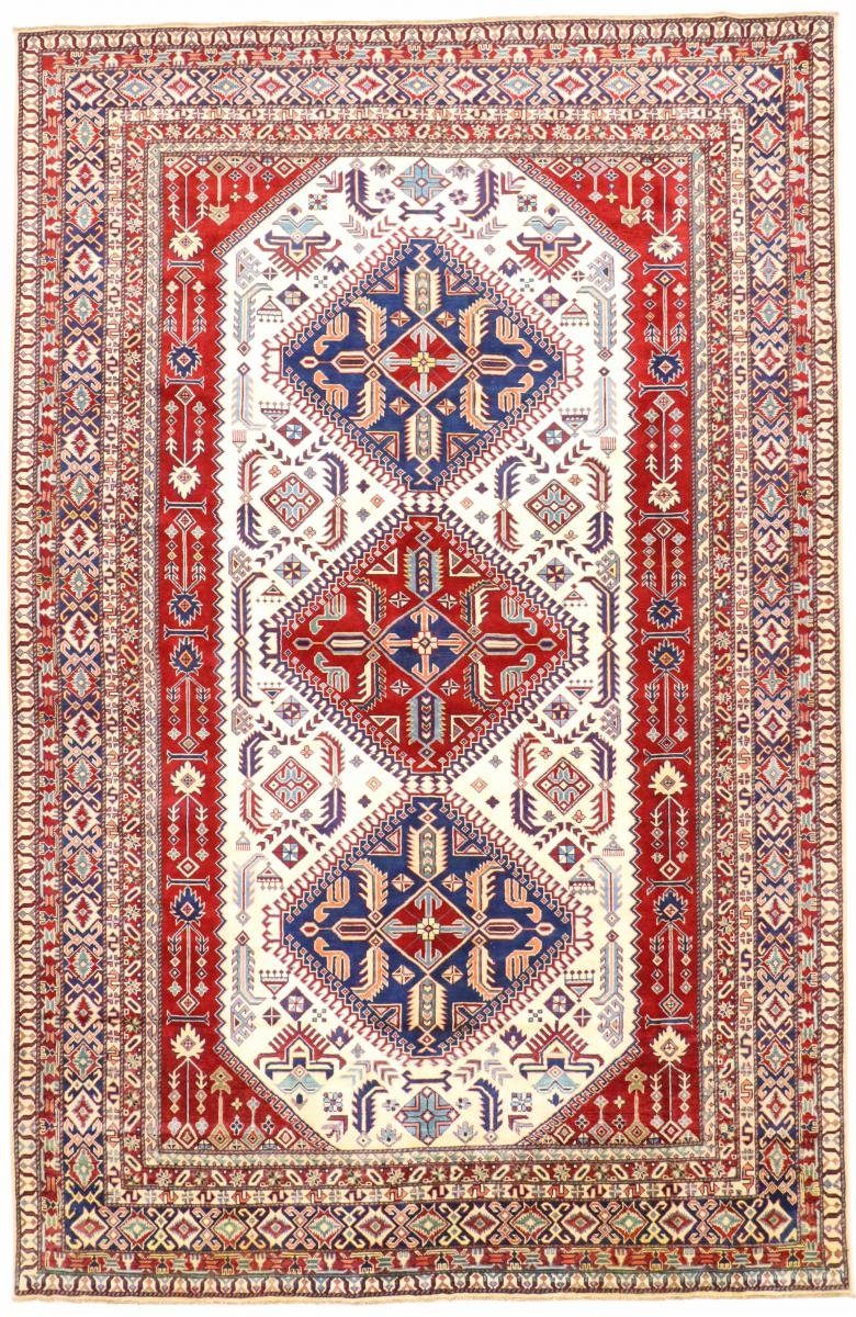 Orientteppich Afghan Shirvan 221x336 Handgeknüpfter Orientteppich, Nain Trading, rechteckig, Höhe: 12 mm