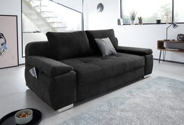 COLLECTION AB Schlafsofa Pumo, mit Boxspring-Aufbau, Bettfunktion und Bettkasten, inklusive Federkern