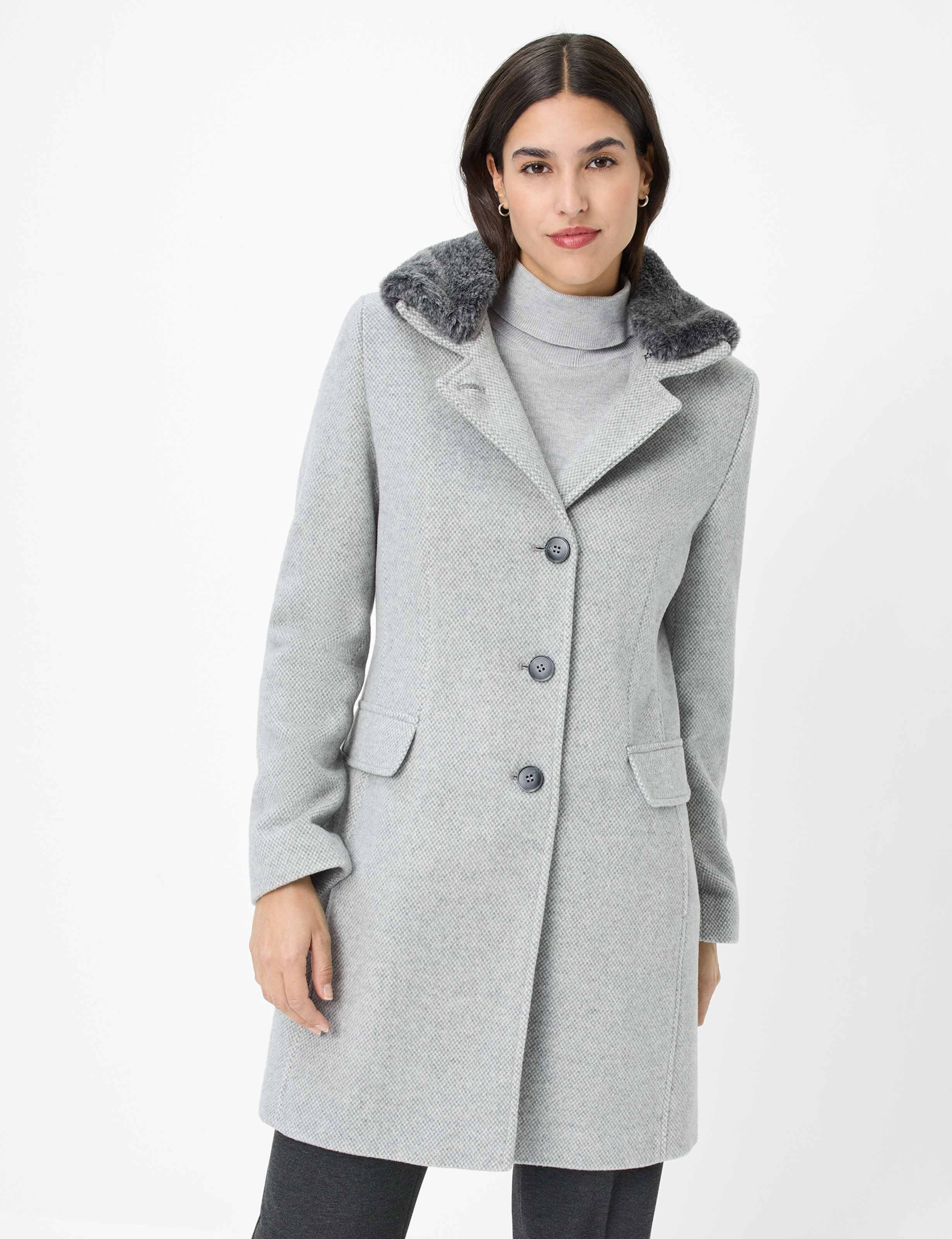 Fuchs Schmitt Outdoorjacke Style Wollmantel Paris