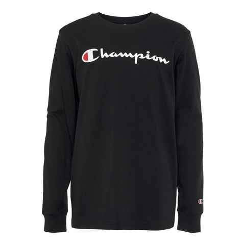 Champion Langarmshirt Classic Long Sleeve large Logo - für Kinder