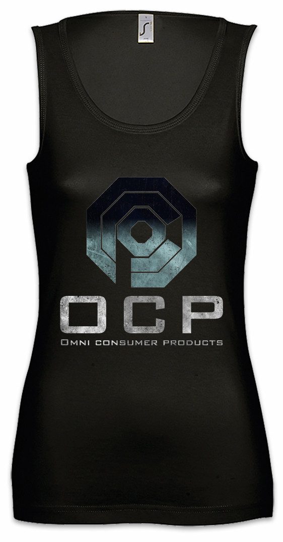 Tanktop Omnicorp Logo I Ärmelloses Damen T-Shirt Robo Cop Omni Products Police