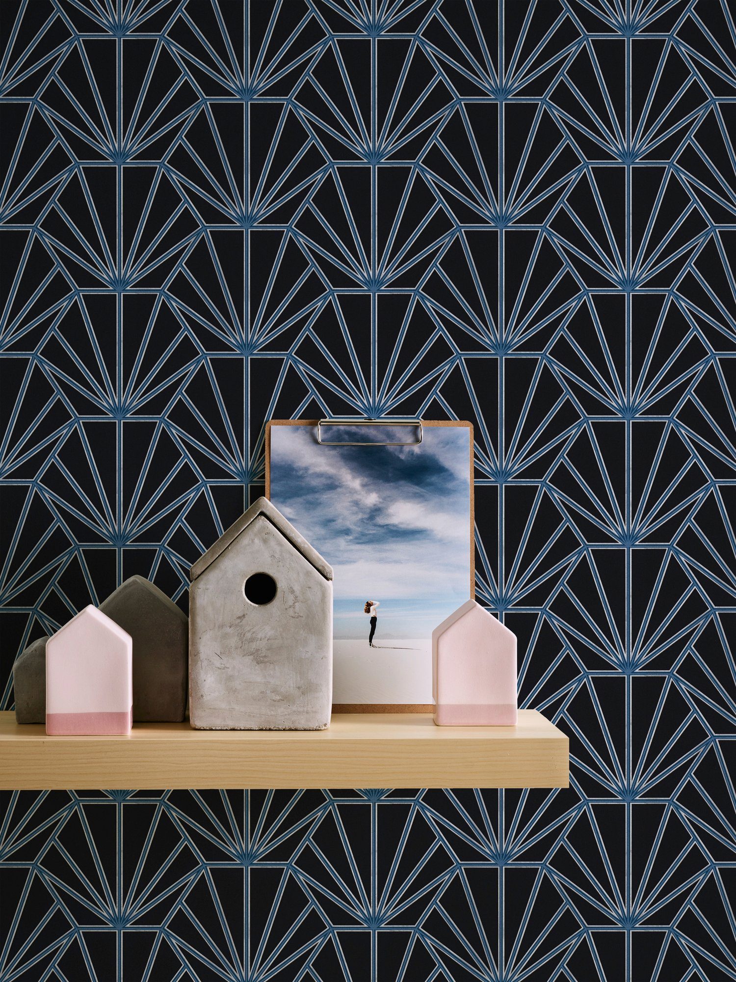 Daniel Hechter Vliestapete, glatt, gemustert, geometrisch, grafisch, Designertapete Tapete Geometrisch Tapeten Wohnzimmer Schlafzimmer Flur