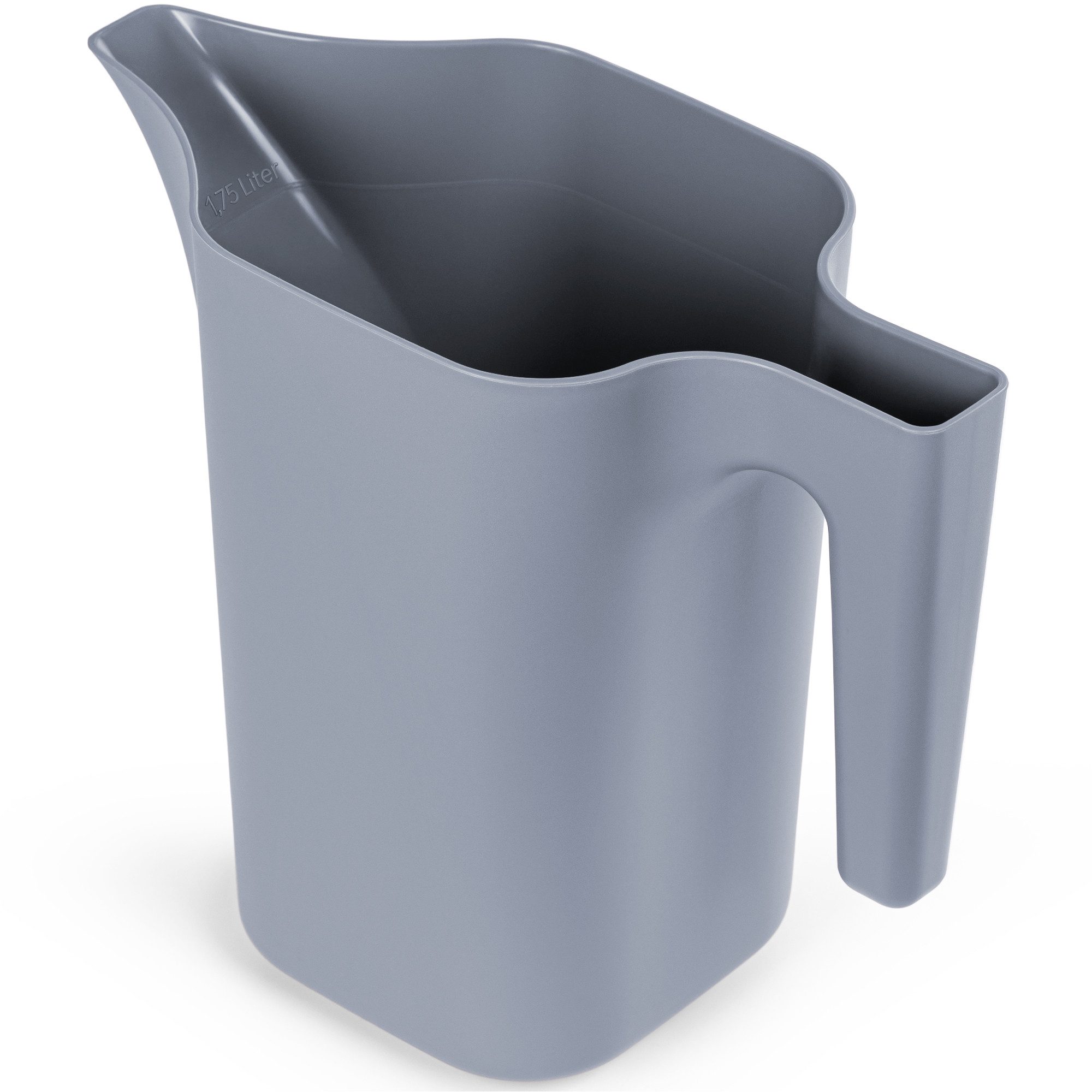 KONZEPT Gießkanne 1,8 L für Zimmerpflanzen aus Kunststoff, Volumen: 1,8 L, H: 20 cm, B: 12 cm, L: 24 cm, Gewicht: 192 g
