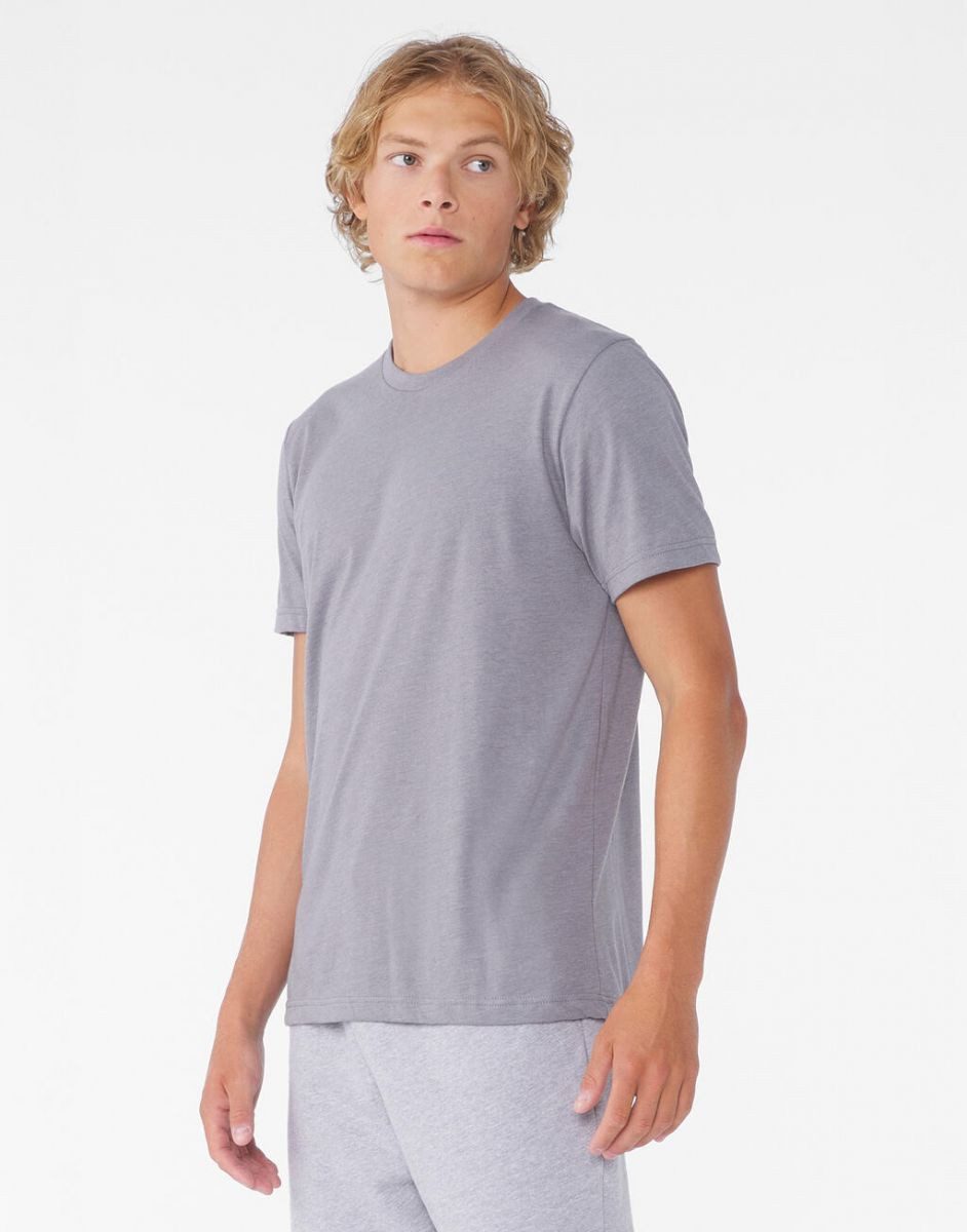 Bella + Canvas Rundhalsshirt Herren Heather CVC Short Sleeve Tee