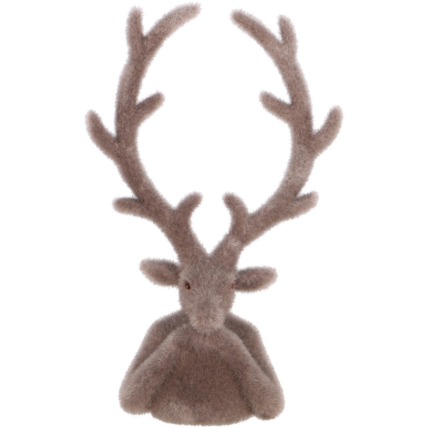 Macosa Home Dekofigur Hirsch Büste vers. Farben modern 30 cm (1 St., Herbst Winterdekoration Wohnaccessoire), Dekohirsch Dekobüste Dekofigur Skulptur