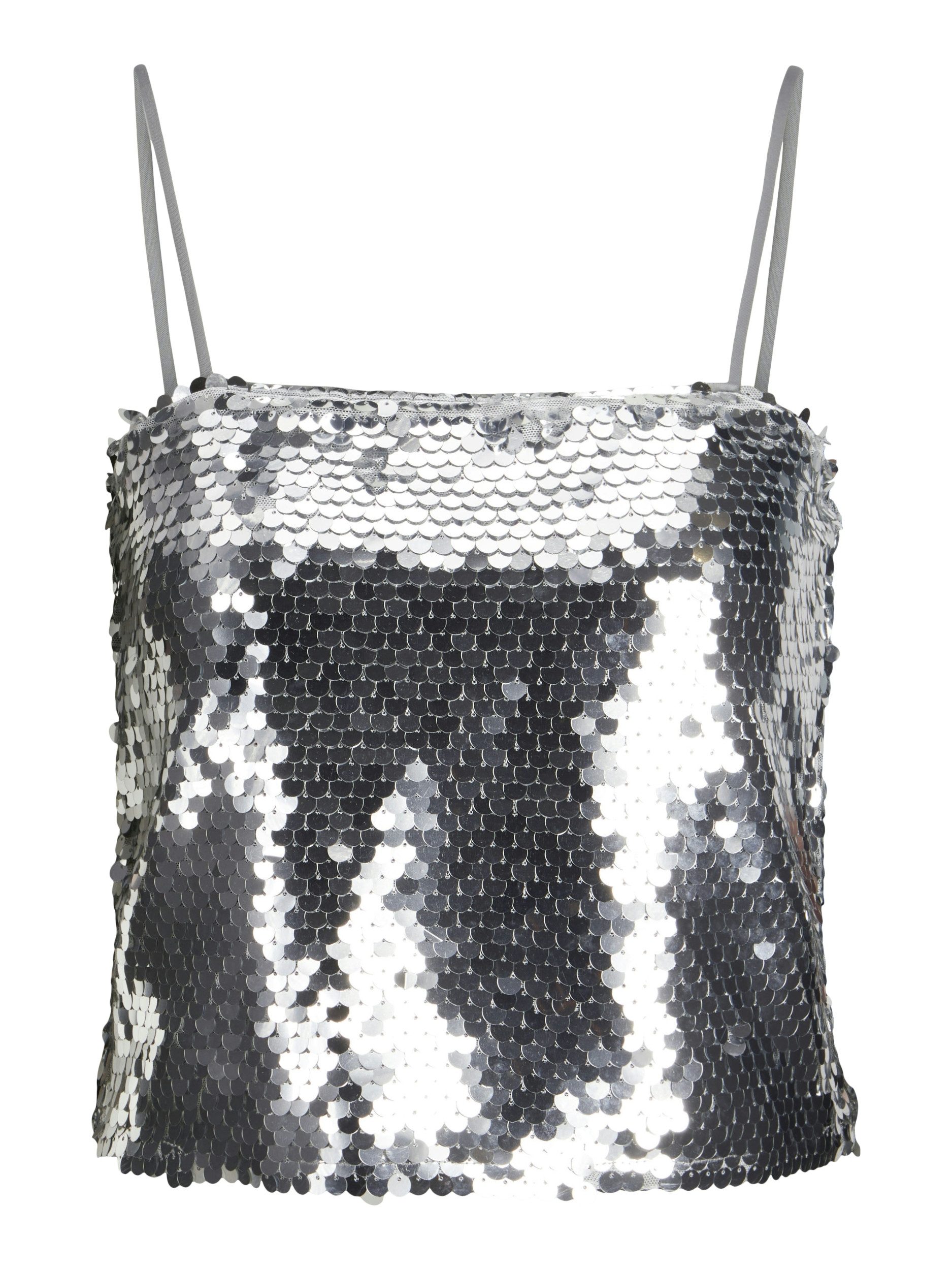 Half Sleeve Sequin Top | Bonmarché