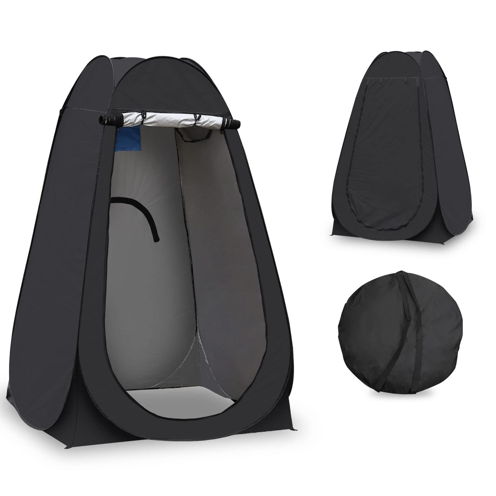 Faltzelt Pop-Up Duschzelt Outdoor Umkleidekabine – Wasserdichtes Toilettenzelt