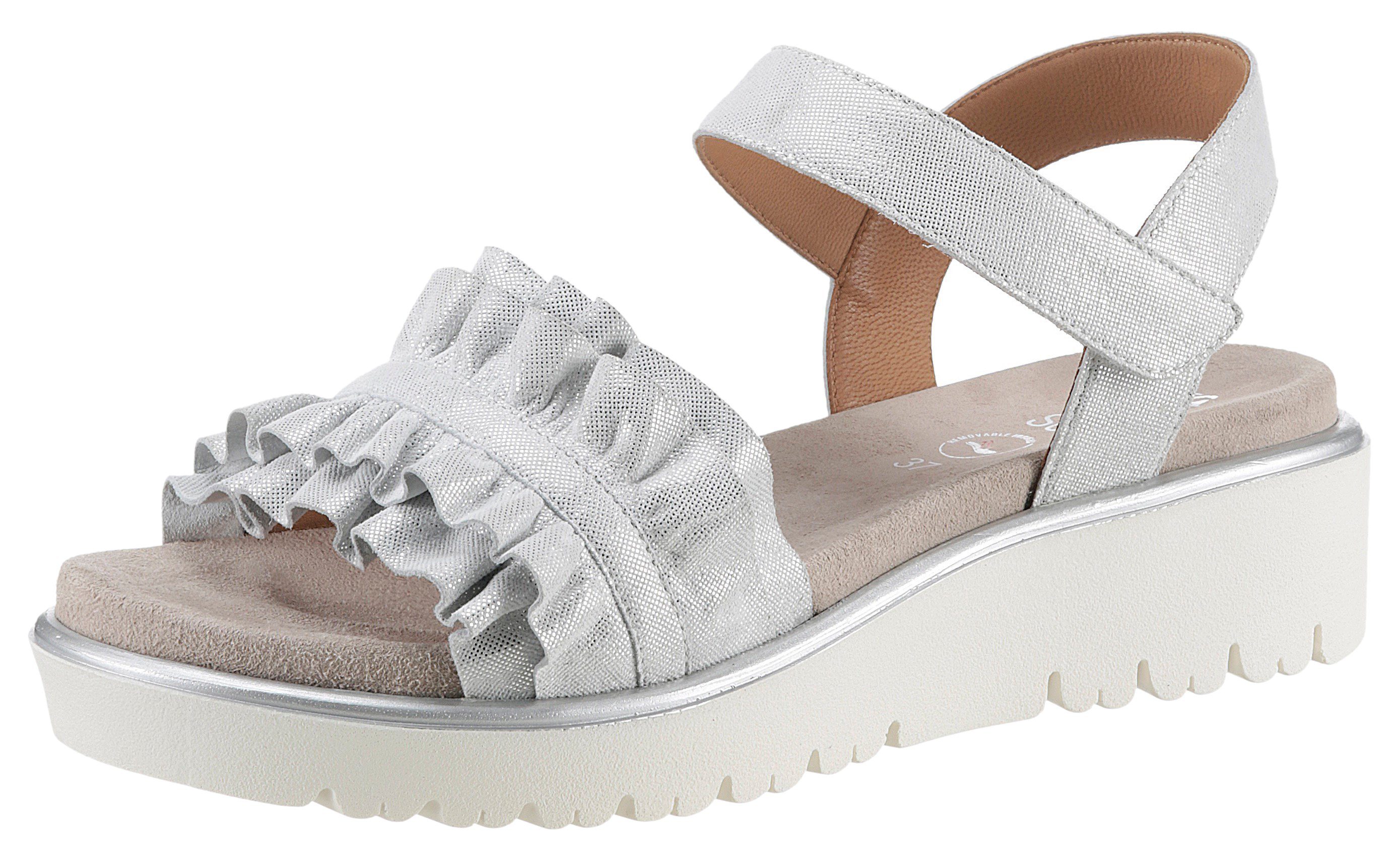 Ara BILBAO Plateausandaletten, Sommerschuh, Sandale, Plateauabsatz, mit Klettverschluss, G-Weite