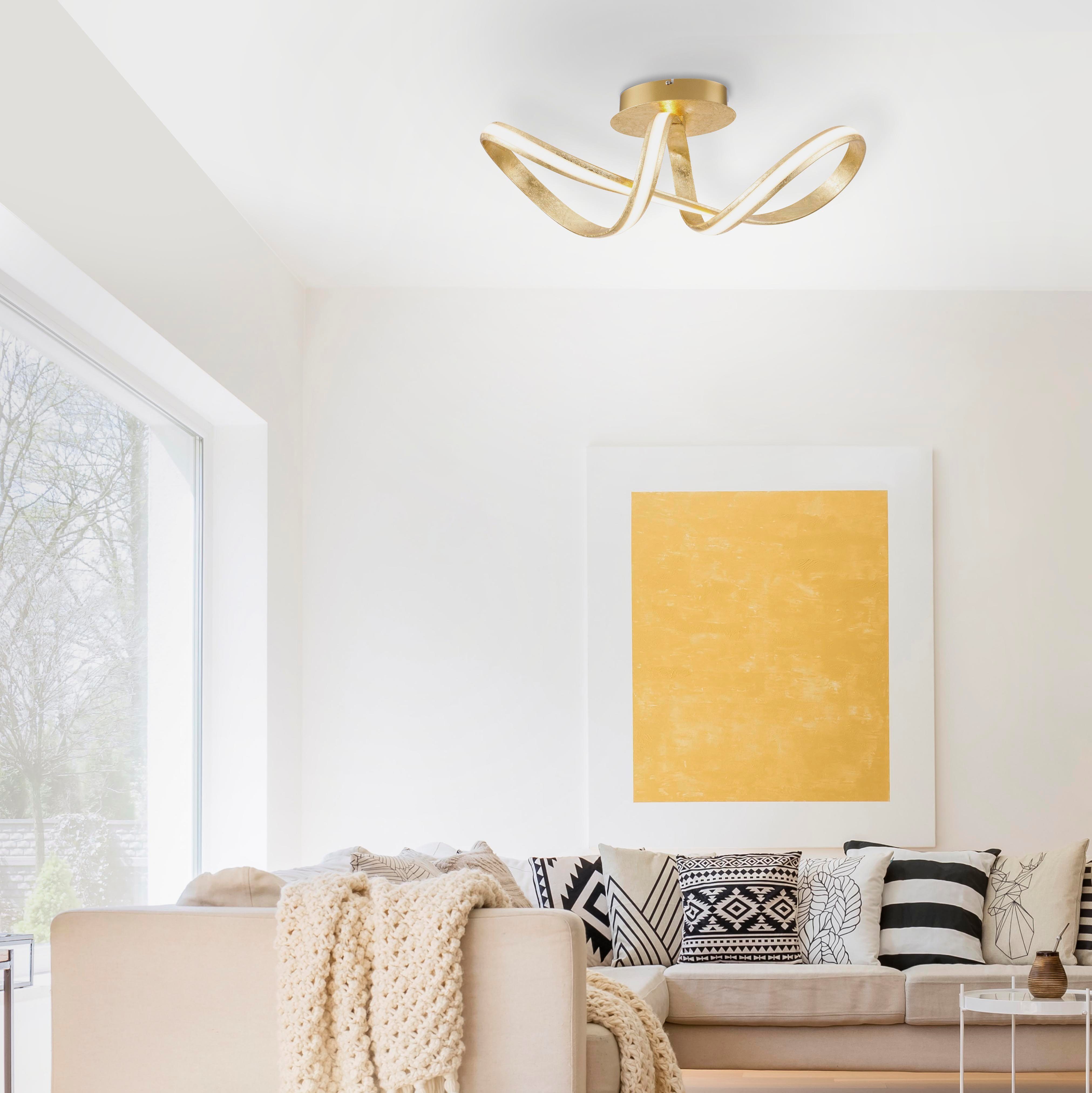 Paul Neuhaus Deckenleuchte MELINDA, Memory, nach Trennung vom Netz, LED fest integriert, Warmweiß, LED, dimmbar, Simply Dim, Memory, nach Trennung vom Netz