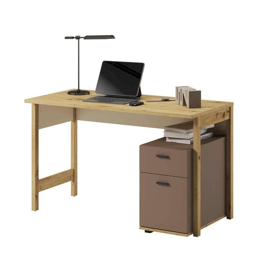 Compleo Schreibtisch Schubkästen Jugendschreibtisch, Computertisch, mit 2 LAGOS