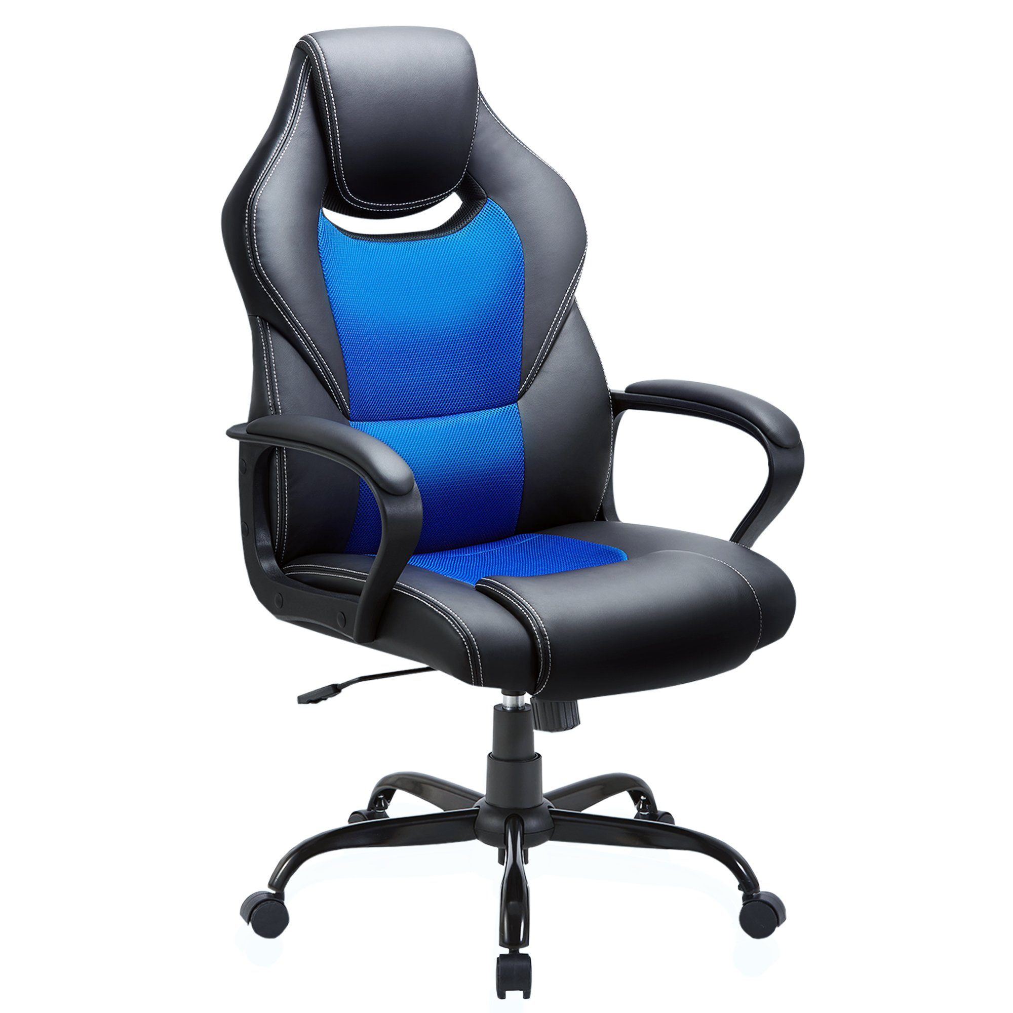 E.For.U Gaming-Stuhl F003, Ergonomischer höhenverstellbarer Gaming Stuhl Blau | Stühle