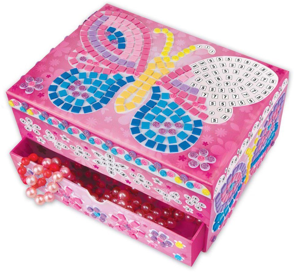 Sticky Mosaics Kreativset Schmuckkästchen Schmetterling