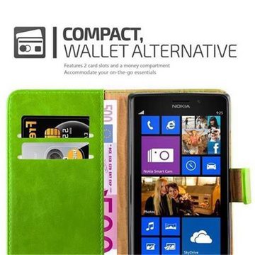 Cadorabo Handyhülle Nokia Lumia 925 Nokia Lumia 925, Klappbare Handy Schutzhülle - Hülle - mit Standfunktion und Kartenfach