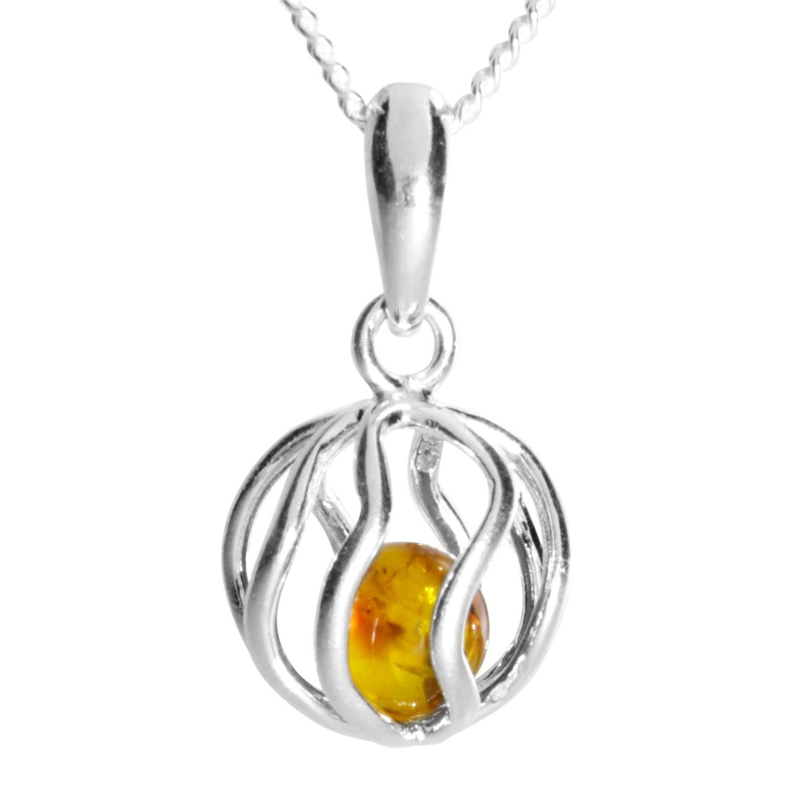 Kette mit Anhänger Ostsee-Schmuck Kette mit Anhänger Sinja Kette mit Anhänger Sinja