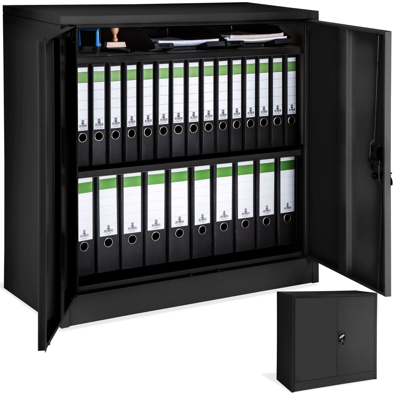 tectake Aktenschrank (Komplettset, 1-St., inkl. Schlüssel) günstig online kaufen