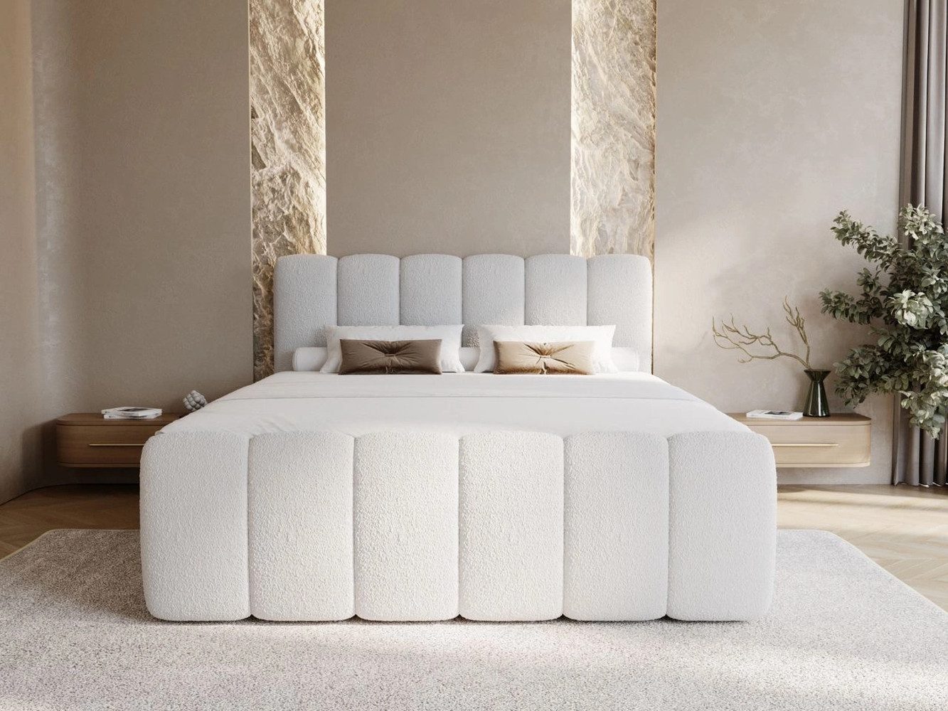GrainGold Boxspringbett mit Bettkästen CLOUD, Modern günstig online kaufen