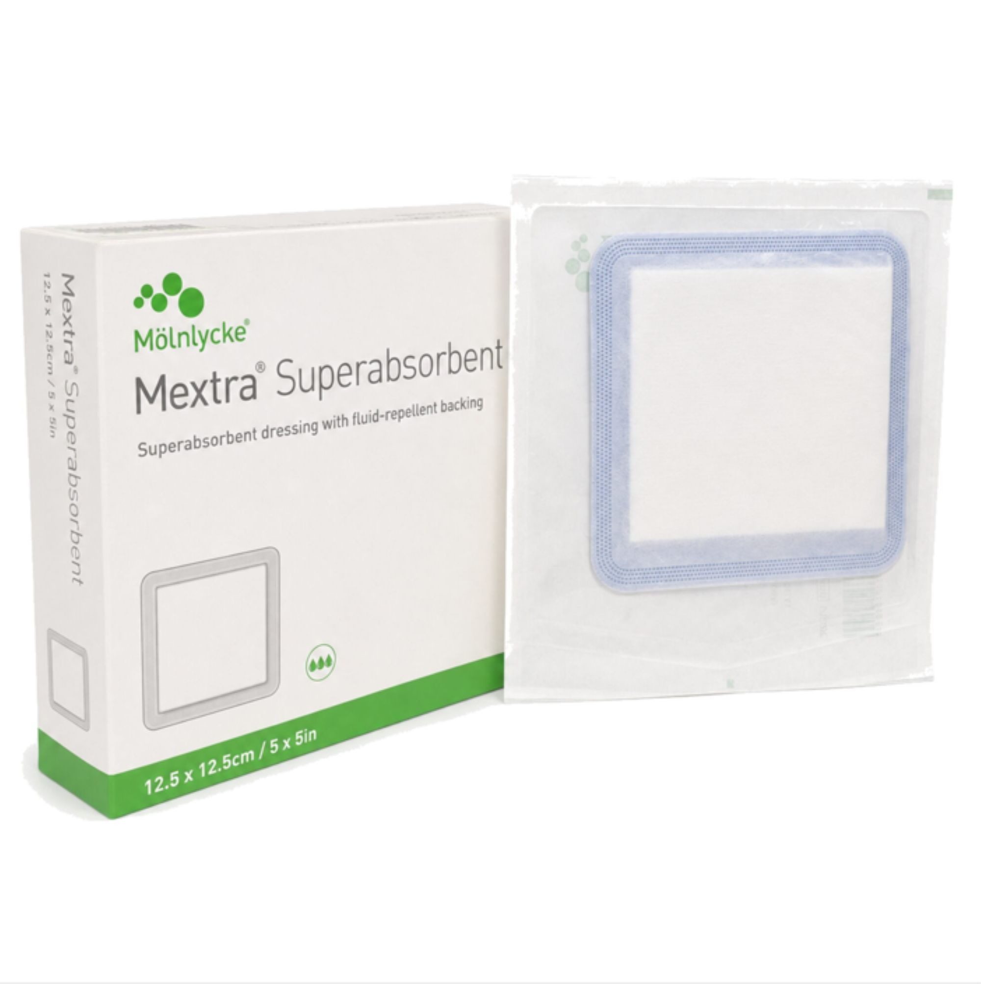 Mölnlycke Wundpflaster MEXTRA Superabsorbent Verband 12,5x12,5 cm