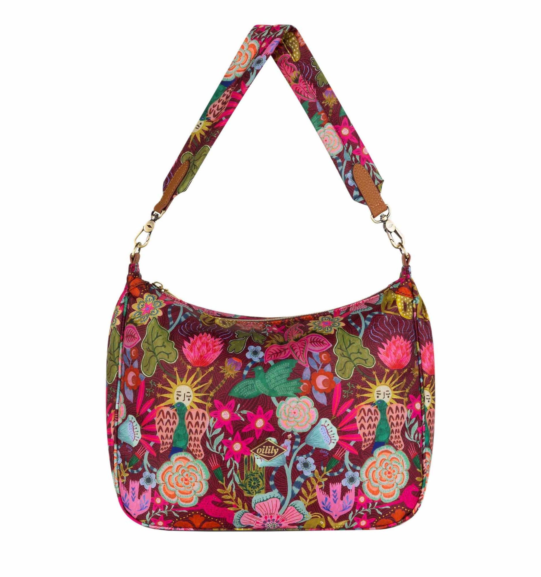 Oilily Schultertasche Honey Hobo Bag Schokland Treasues