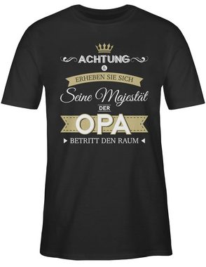Shirtracer T-Shirt Seine Majestät der Opa Opa Geschenke