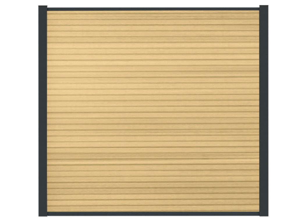 Fiberdeck Sichtschutzelement Fiberdeck WPC Einzelelement Red Cedar - für Sichtschutzzaun