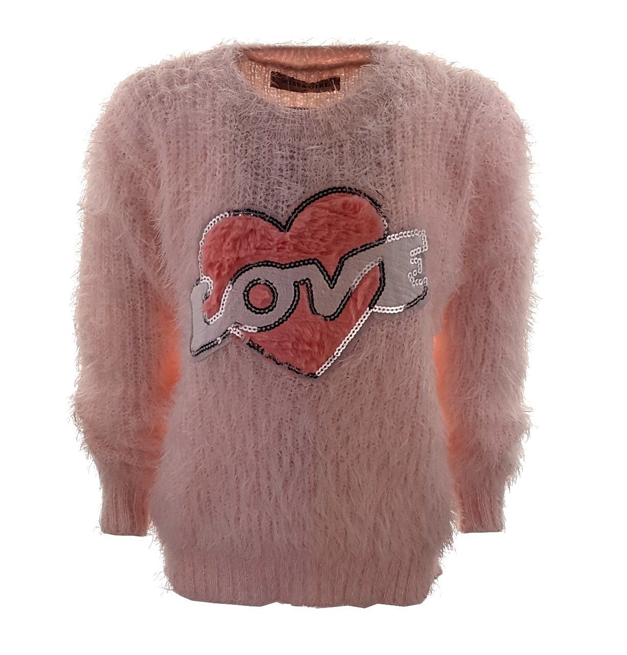 Girls Fashion Strickpullover Mädchen Kuschel Pullover, MS6303